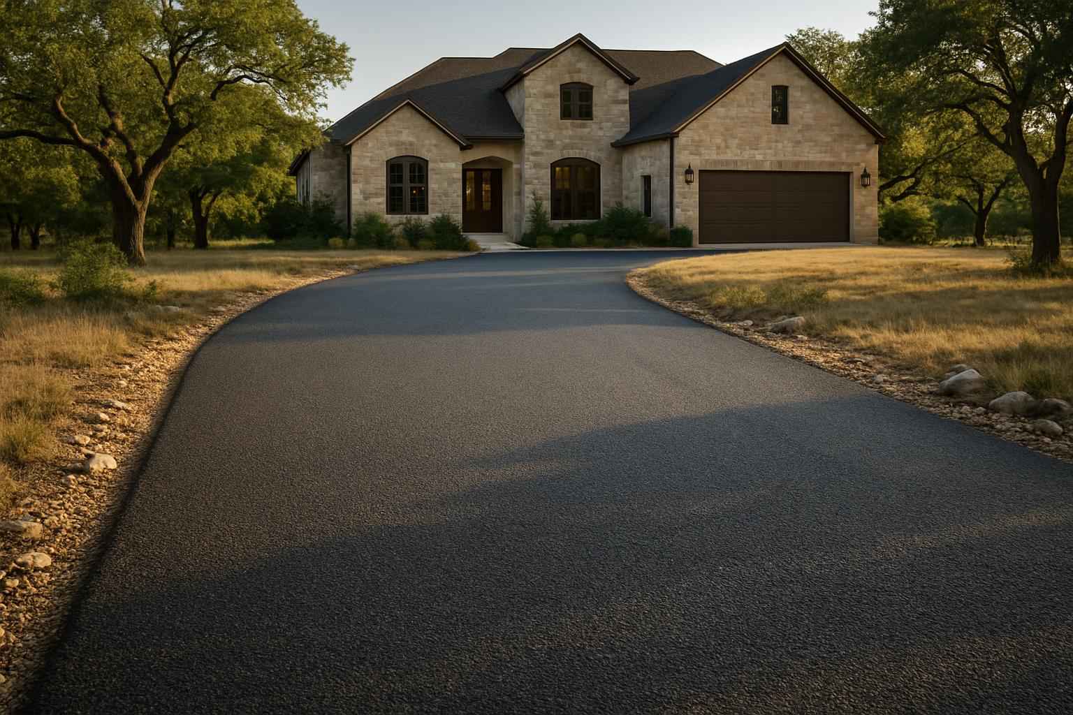 Two Course Chip Seal in Willow City Texas
