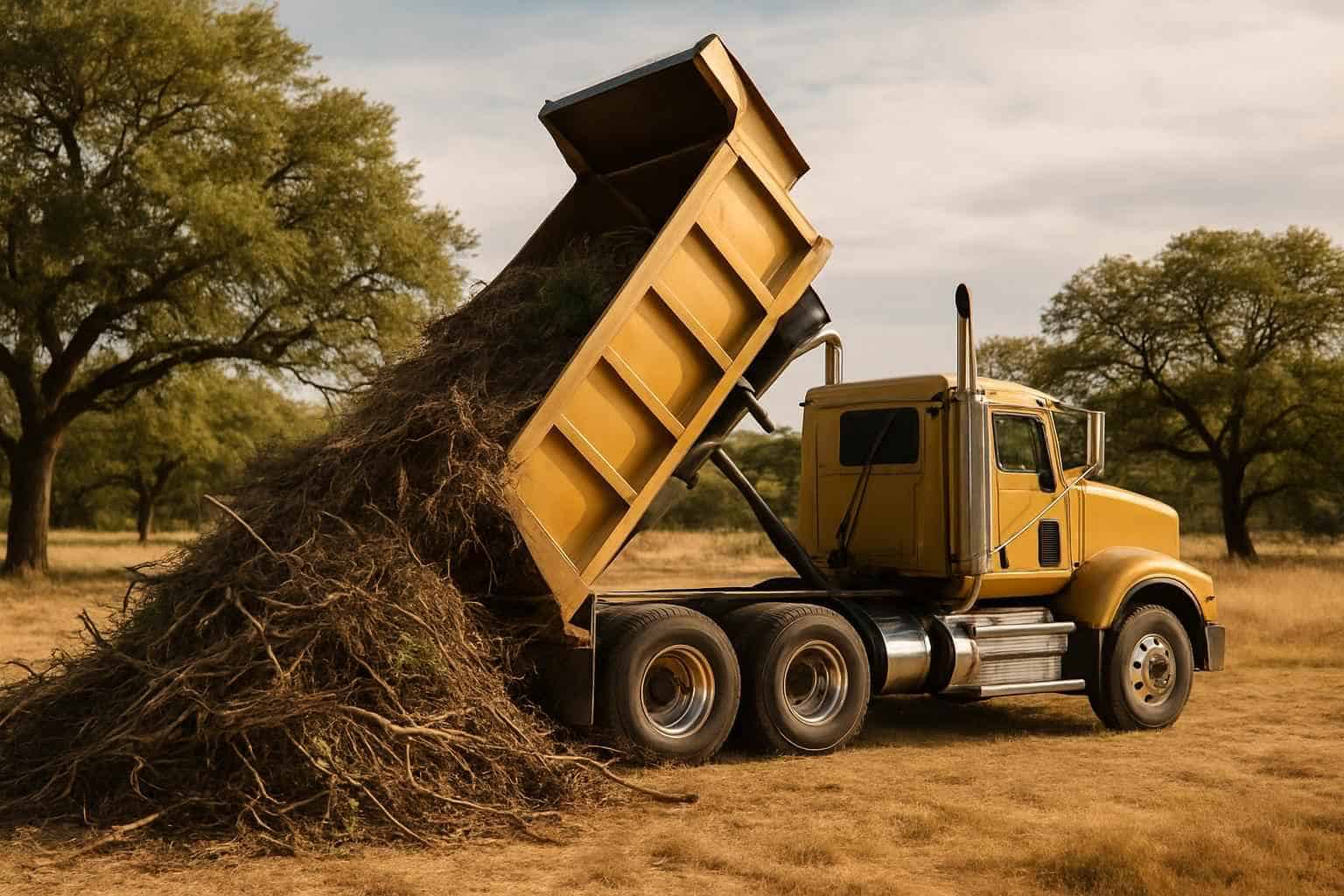 Underbrush Haul Off in Hye Texas