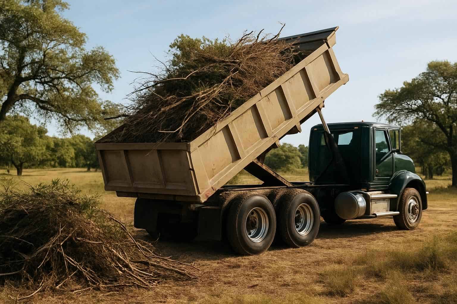 Underbrush Haul Off in Willow City Texas