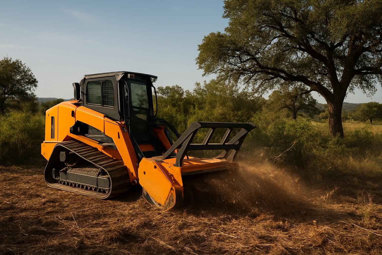 Underbrush Mulching in Hye Texas