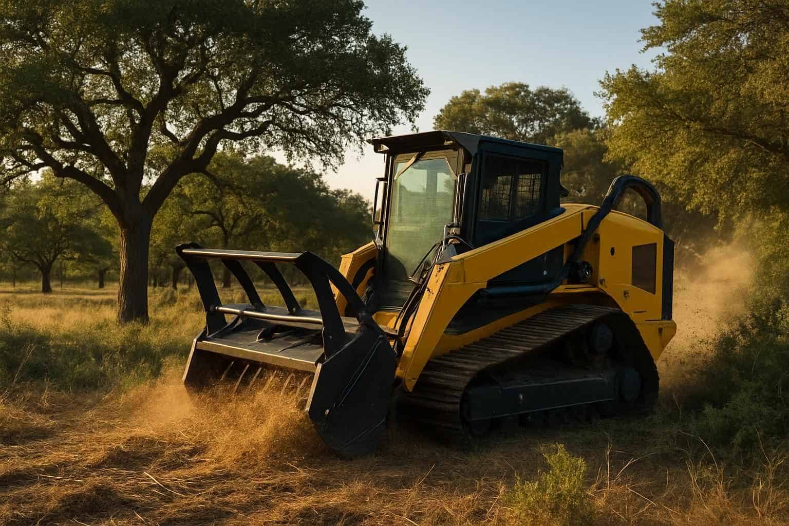 Underbrush Mulching in Luckenbach Texas