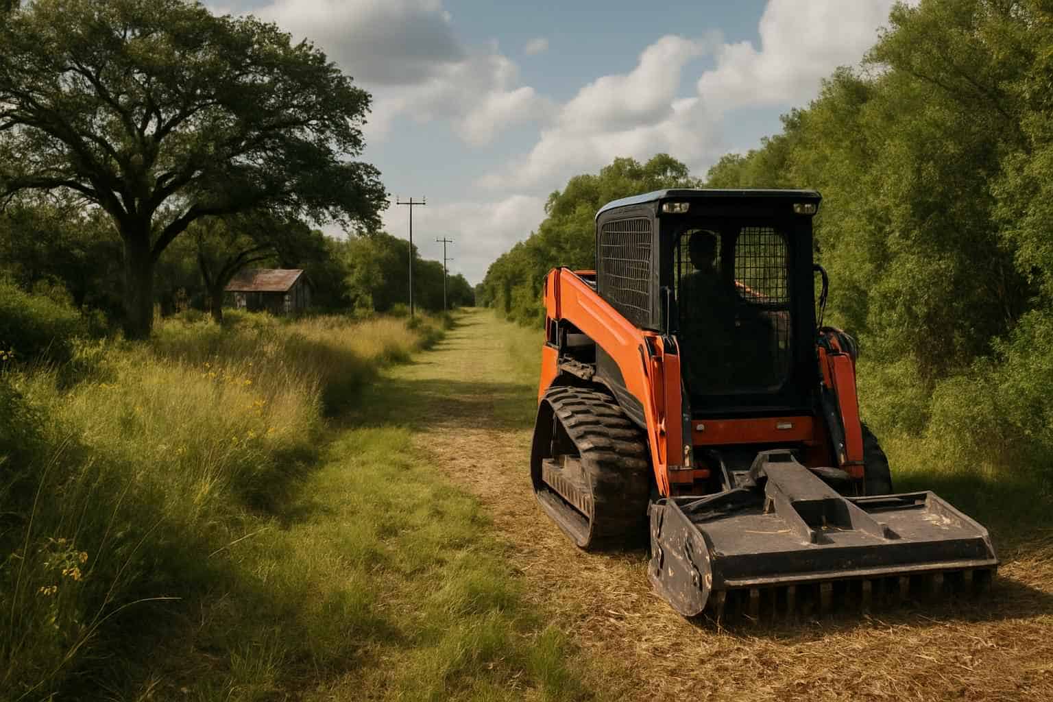 Vegetation Control ROW in Luckenbach Texas