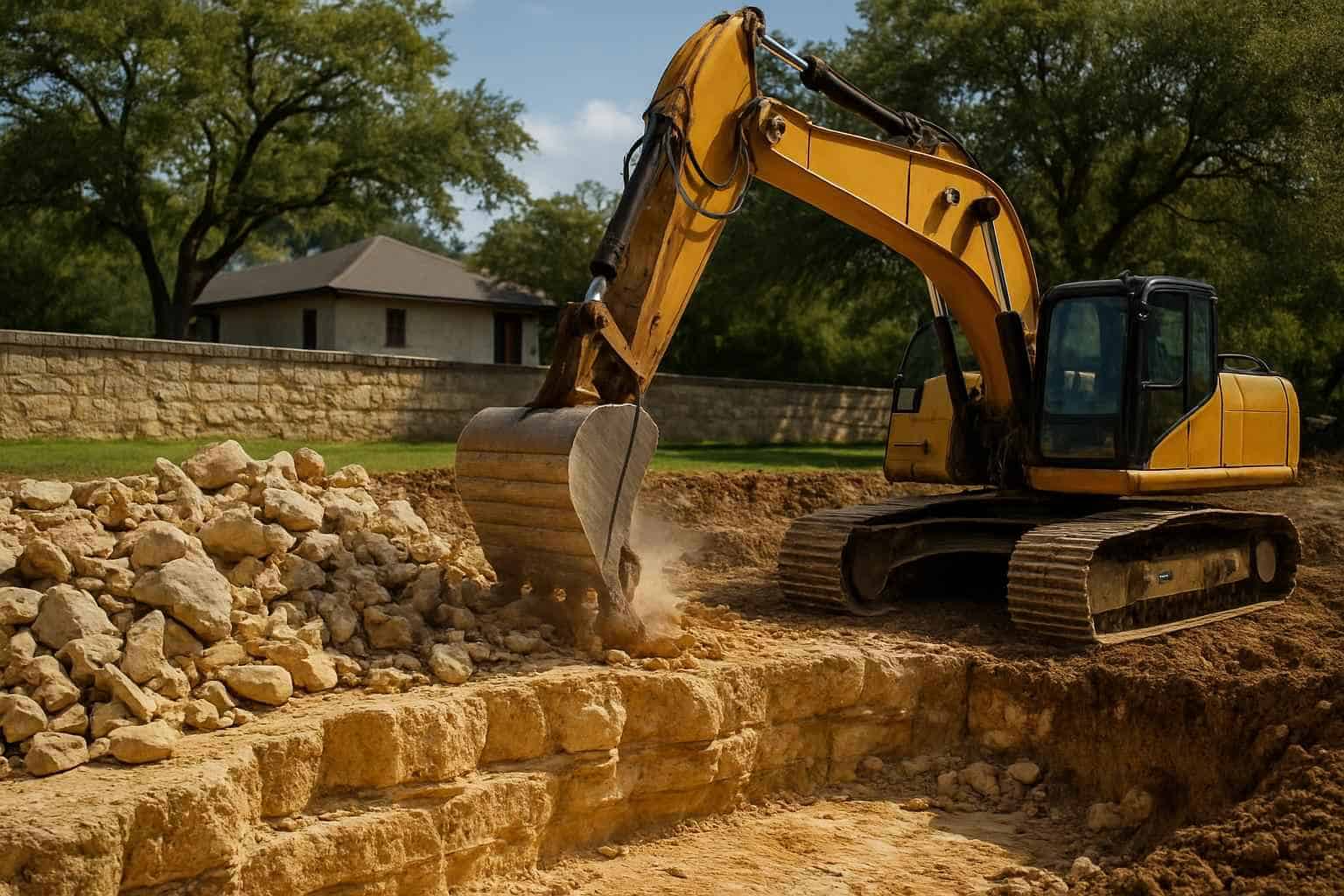 Bedrock Reduction in Kerrville Texas