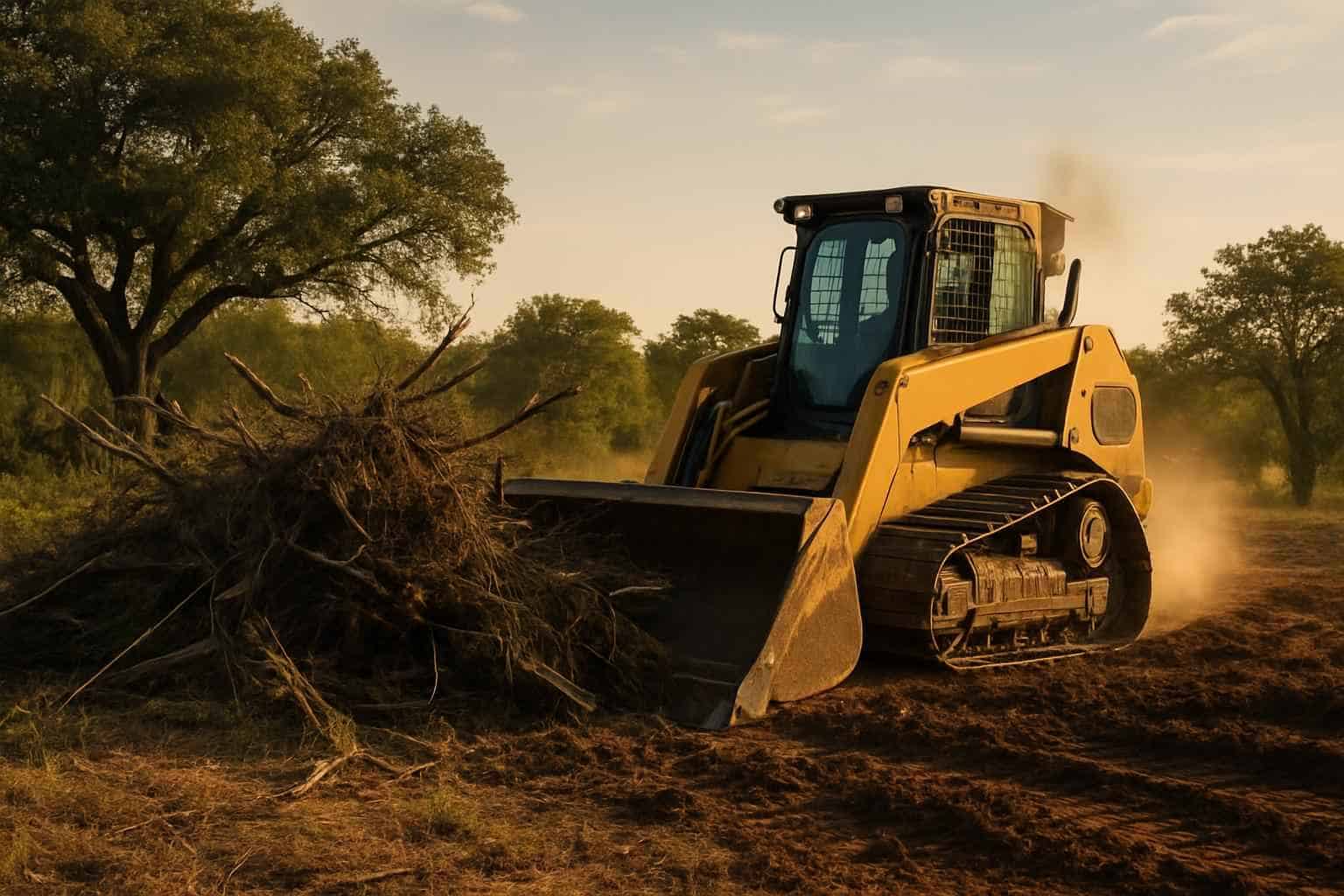 Brush and Tree Lot Clearing in Doss Texas
