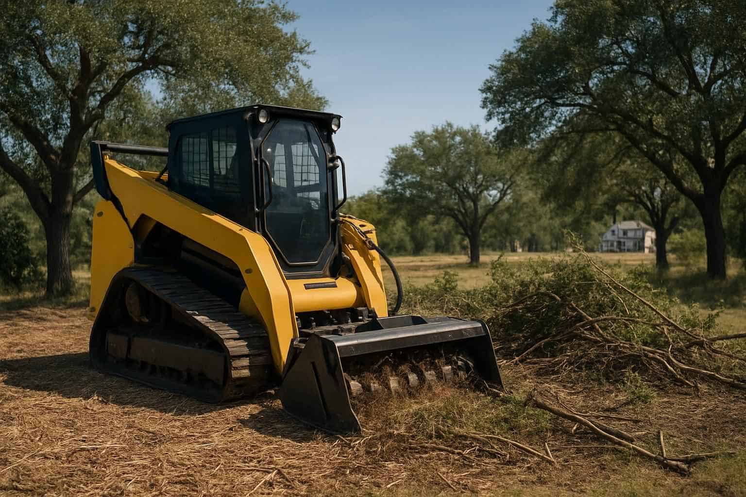 Brush Clearing for New Builds in Harper Texas