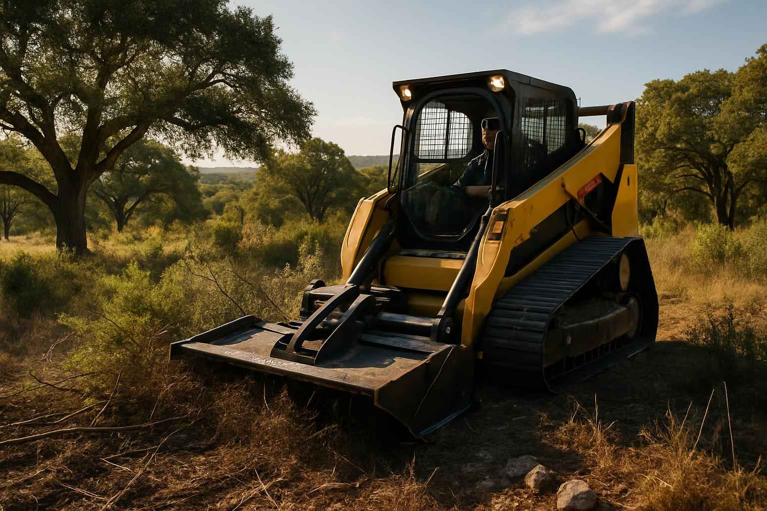 Brush Clearing in Comfort Texas