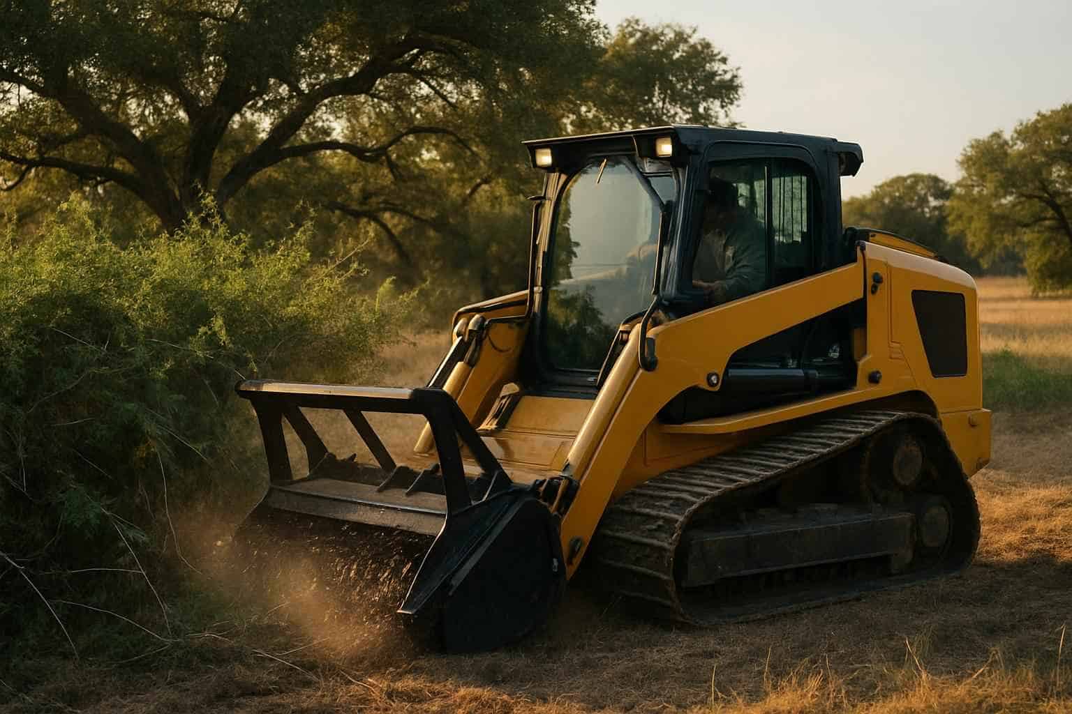 Brush Clearing in Doss Texas