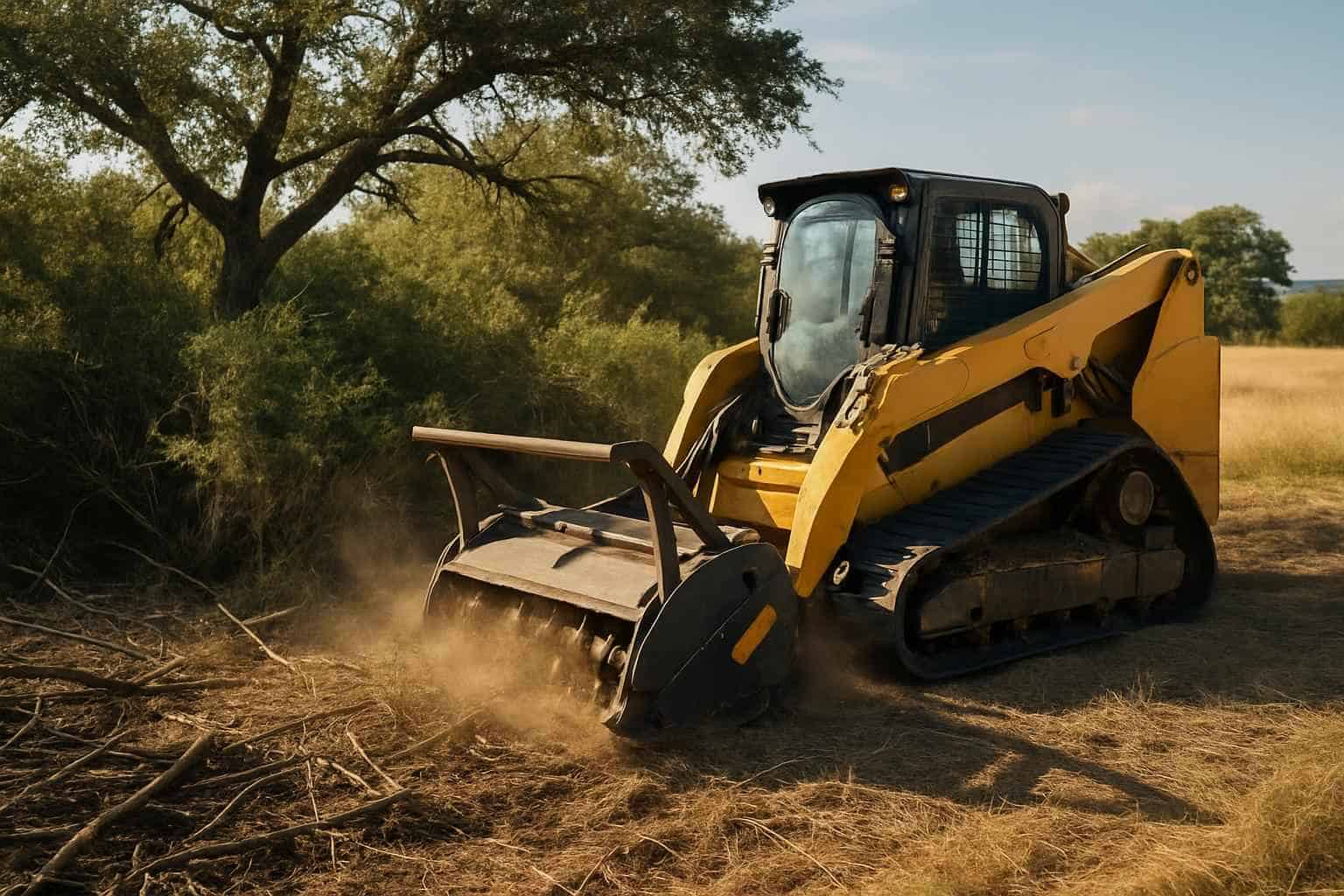 Brush Clearing in Waring Texas