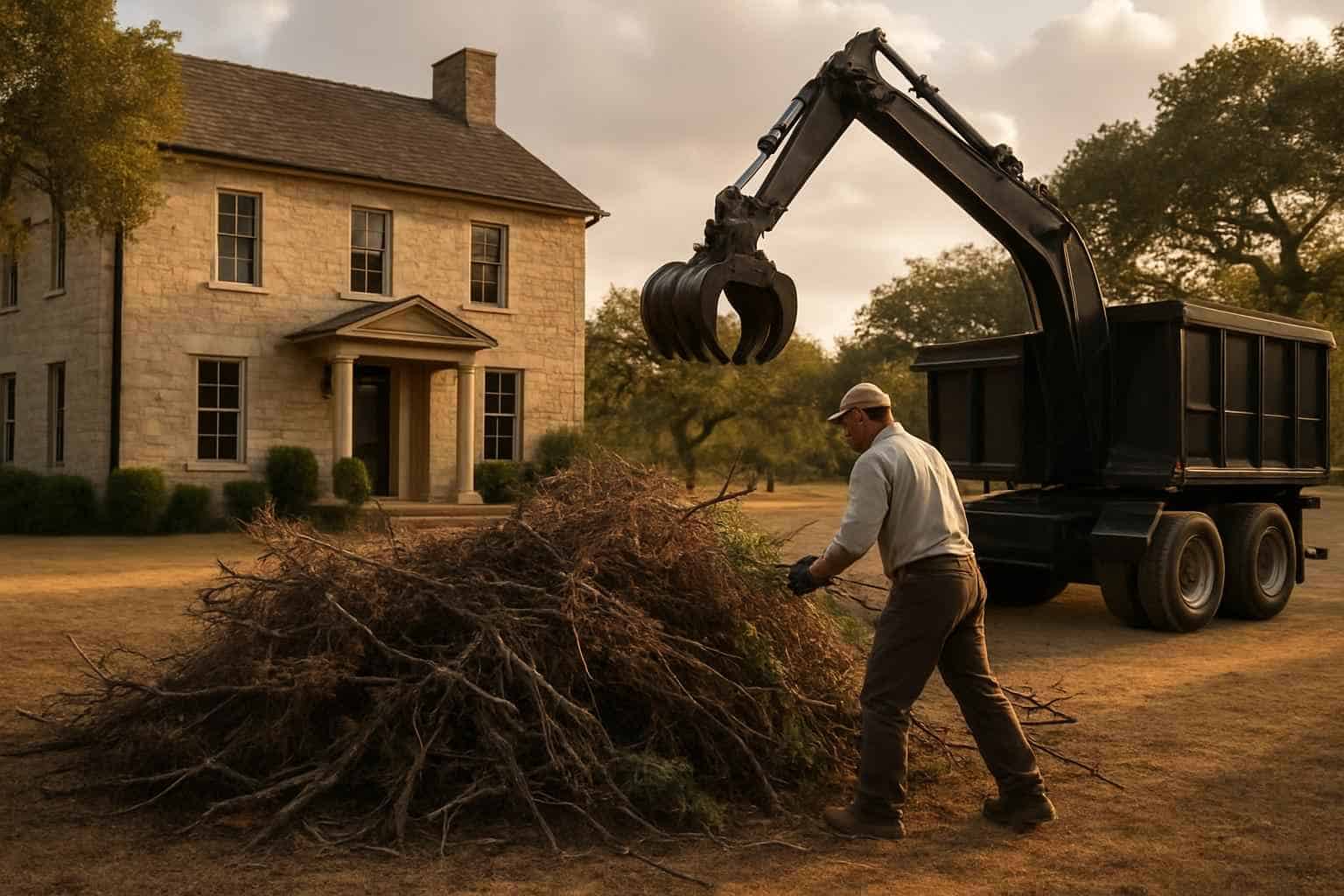 Brush Debris Removal in Doss Texas