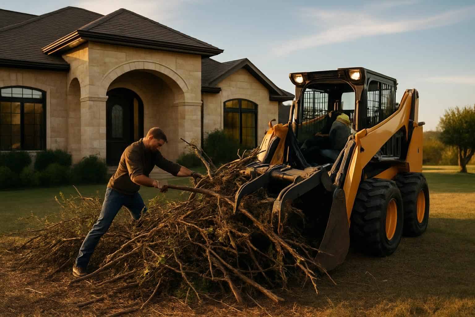 Brush Debris Removal in Harper Texas