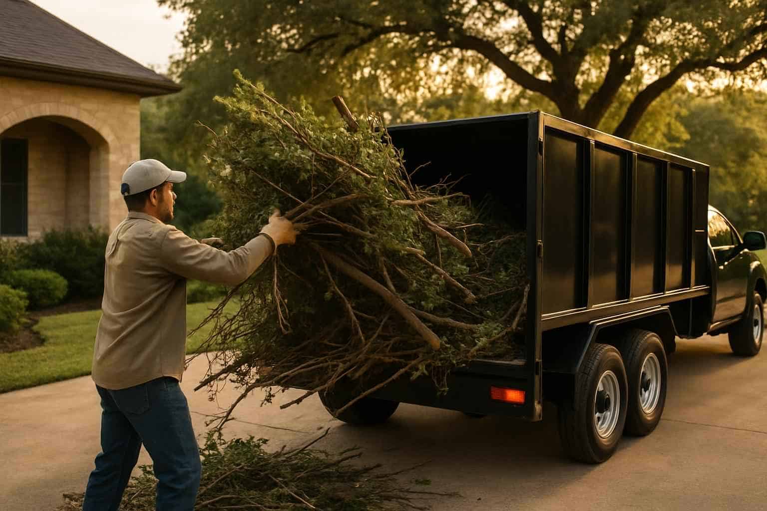 Brush Hauling and Disposal in Kerrville Texas