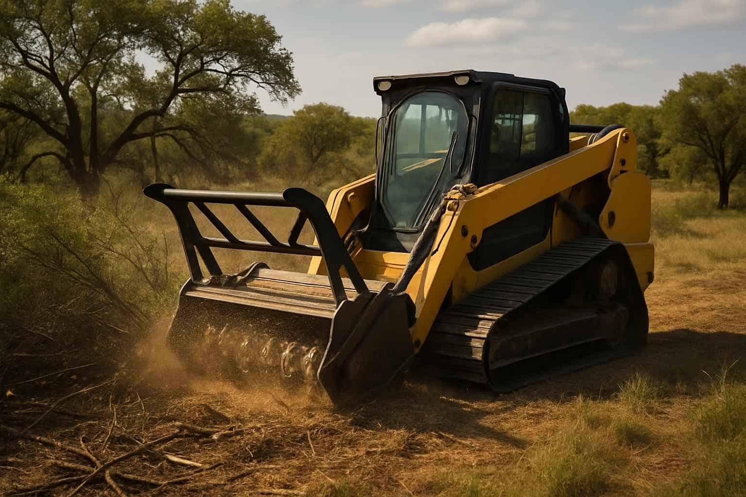 Brush Mulching in Doss Texas