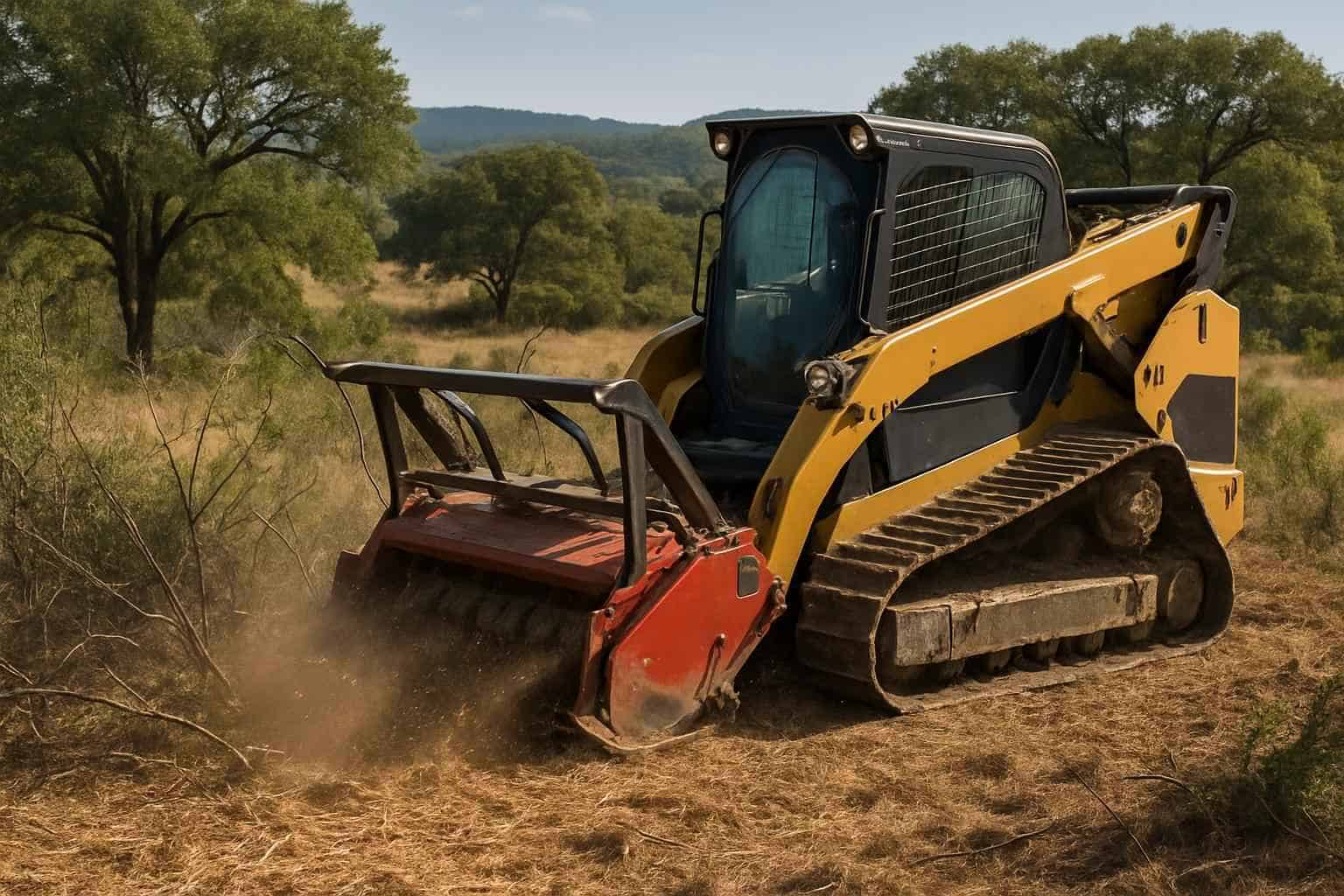 Brush Mulching in Kerrville Texas