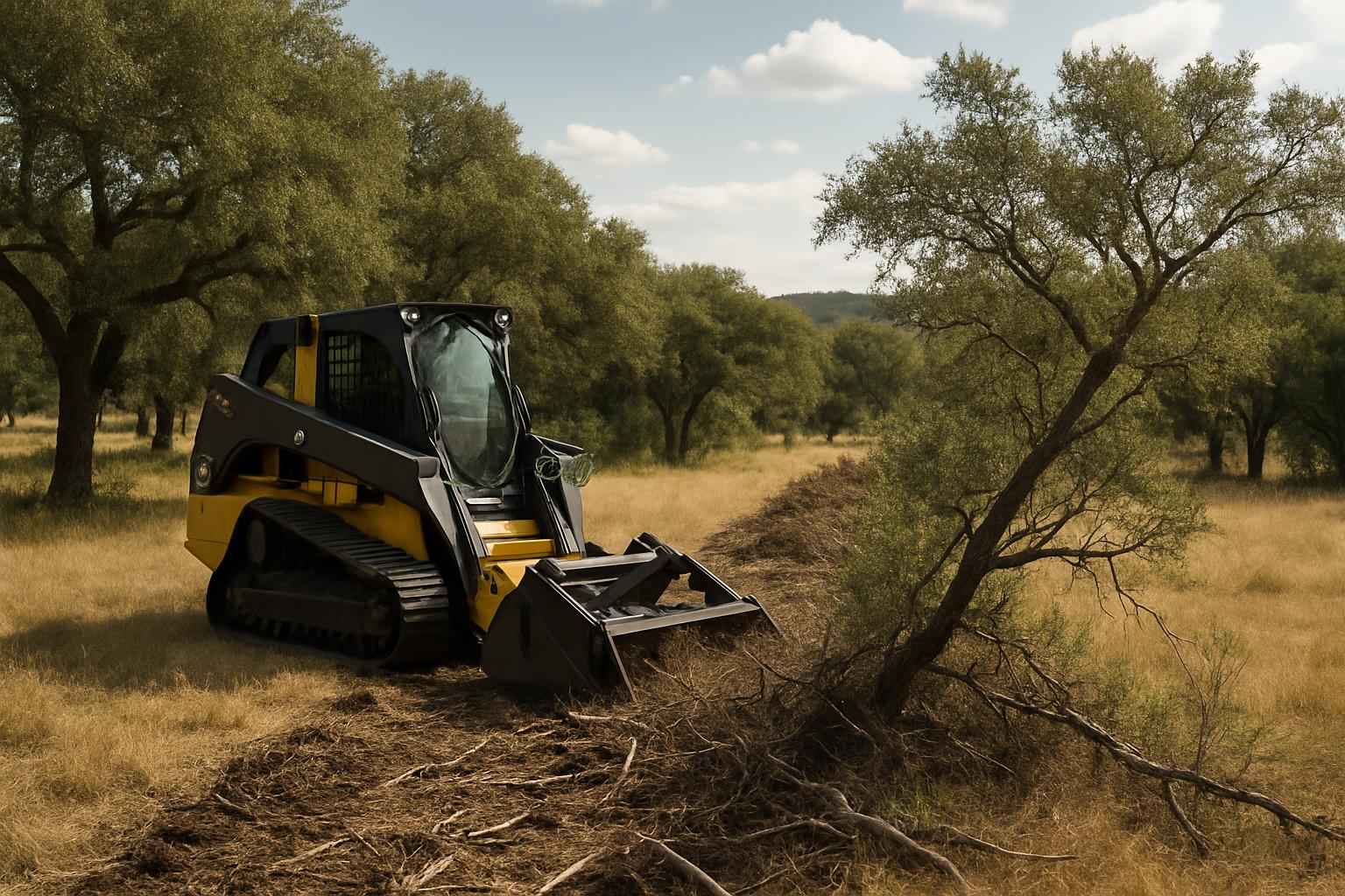 Brush ROW Clearing in Comfort Texas