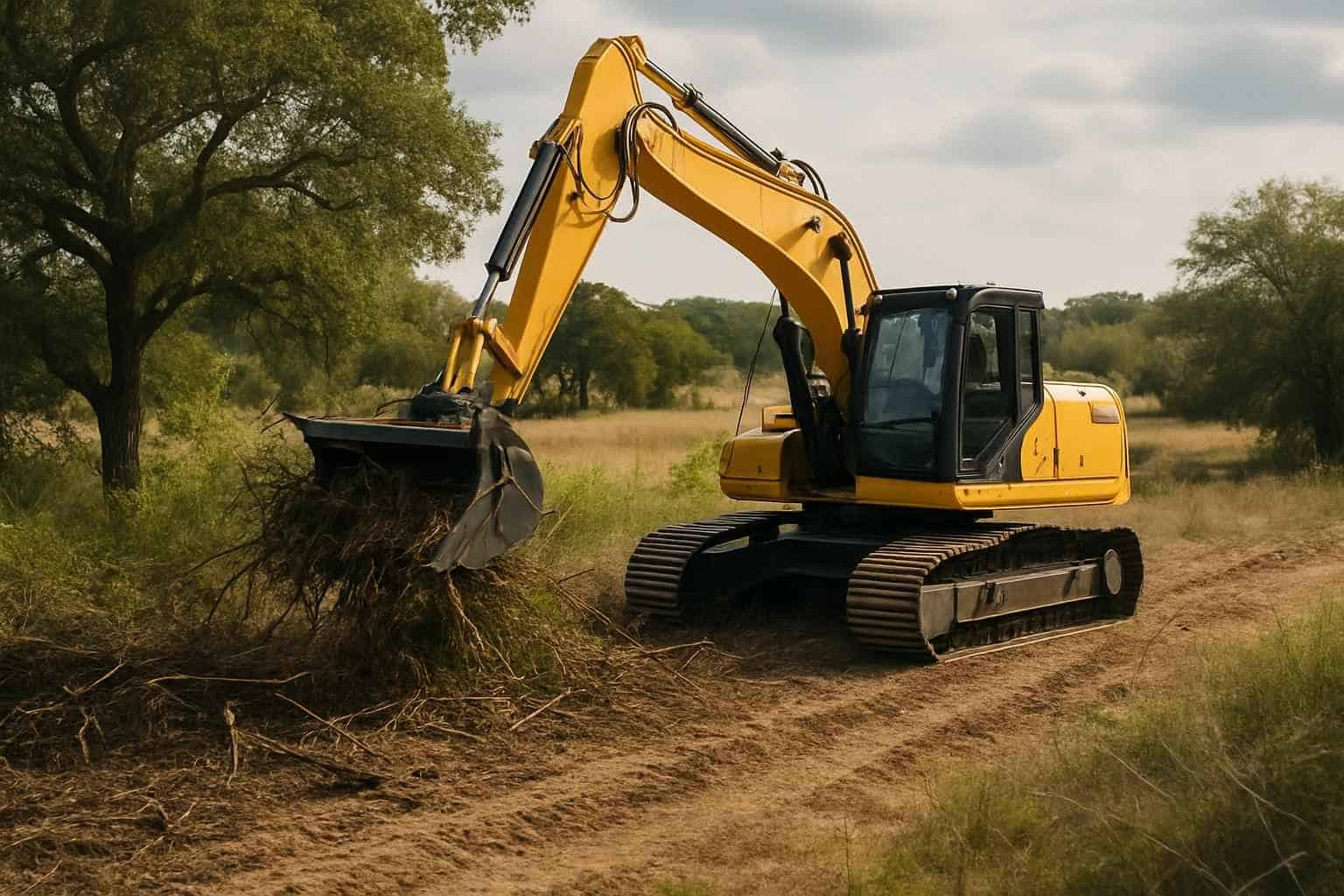 Brush ROW Clearing in Waring Texas