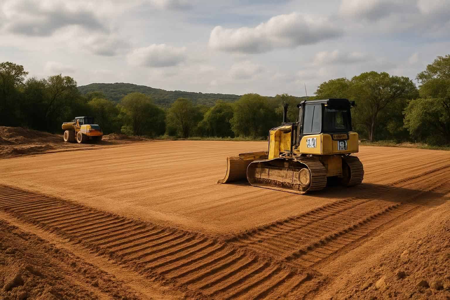Building Pad Prep in Kerrville Texas