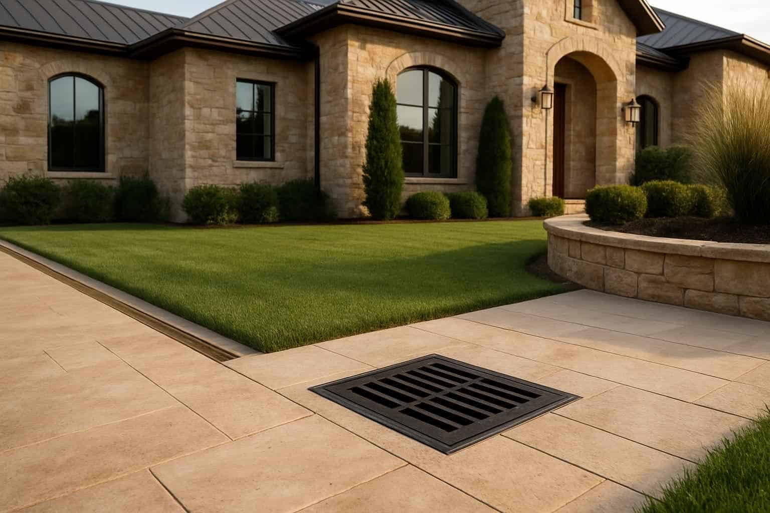 Catch Basins and Surface Drains in Comfort Texas