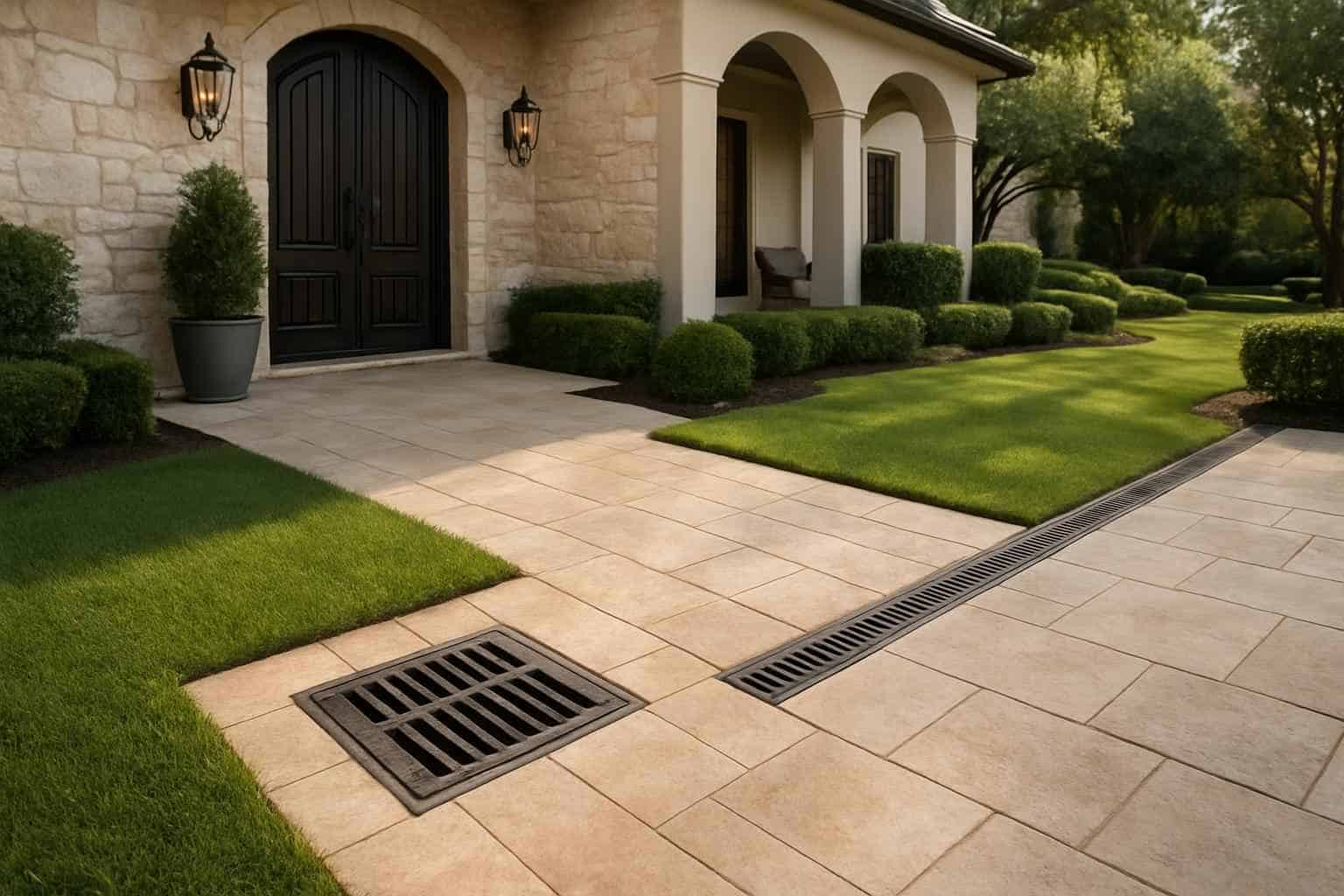 Catch Basins and Surface Drains in Kerrville Texas