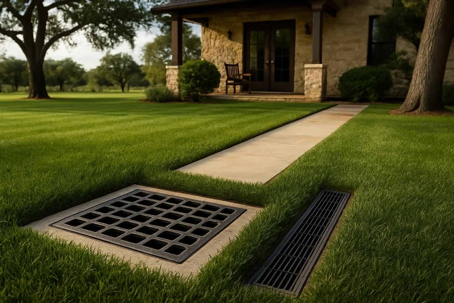 Catch Basins and Surface Drains in Waring Texas