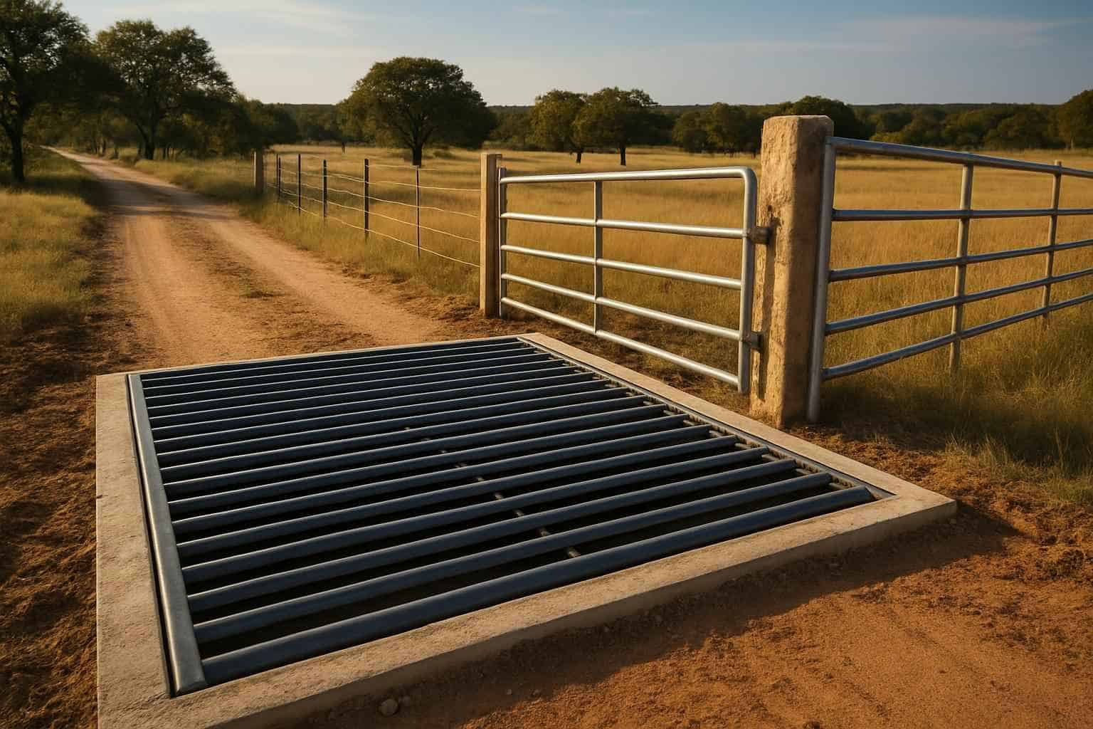 Cattle Guard Installation in Harper Texas