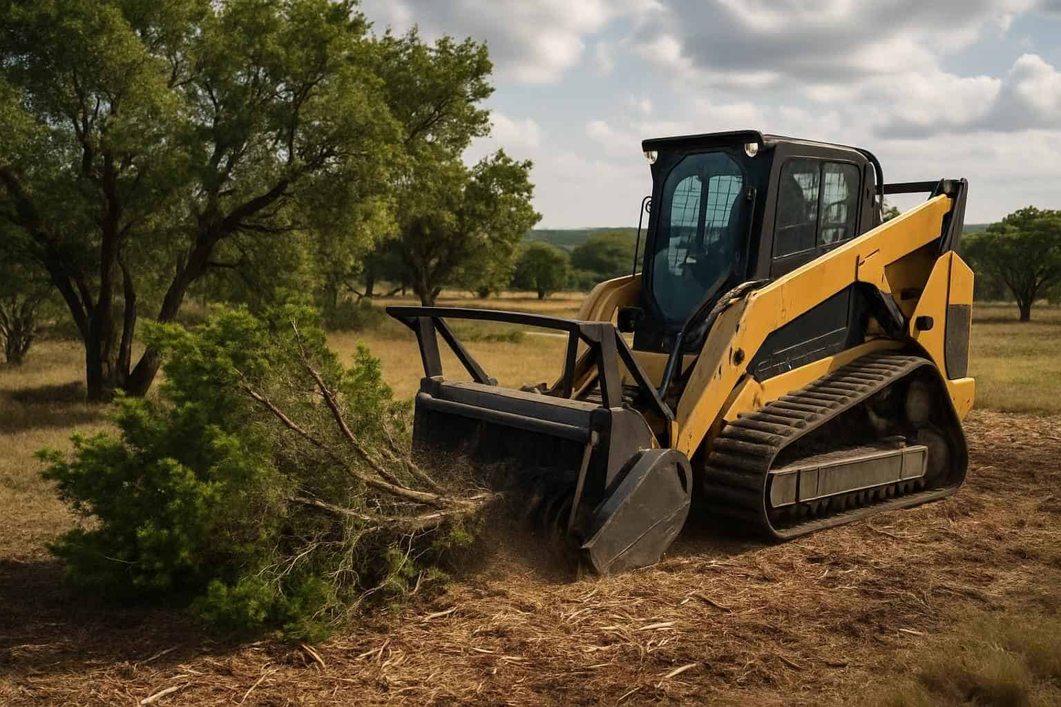 Cedar Fuel Reduction in Doss Texas