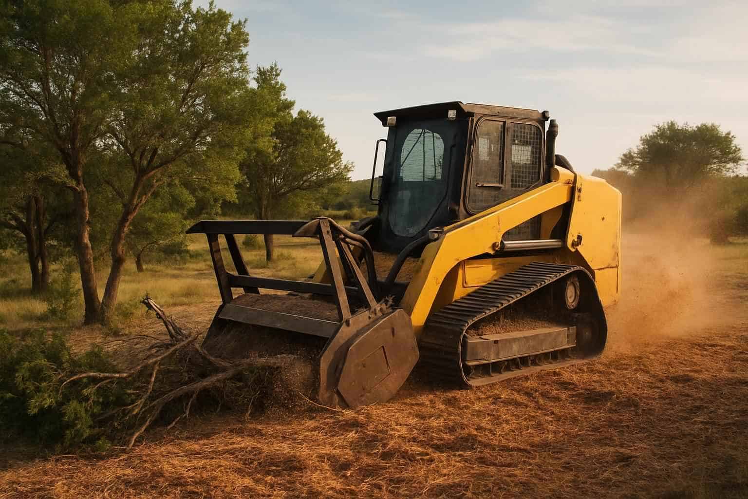 Cedar Mulching in Doss Texas