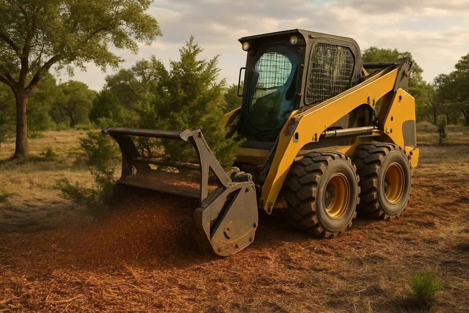 Cedar Mulching in Harper Texas