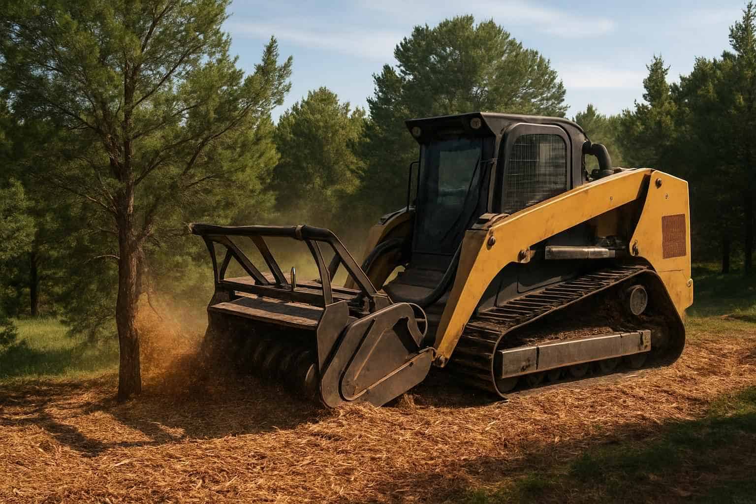 Cedar Mulching in Kerrville Texas