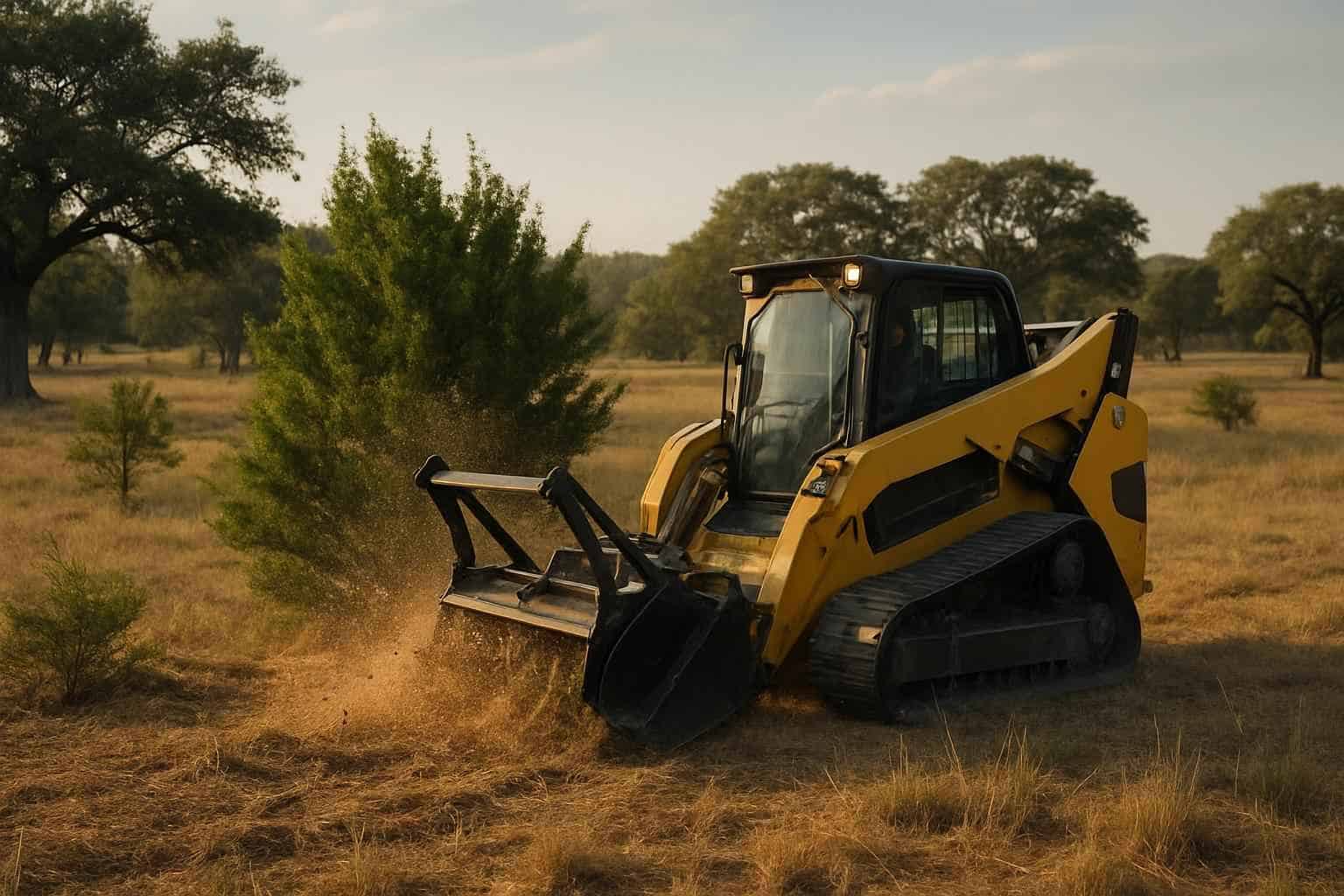 Cedar Pasture Clearing in Waring Texas