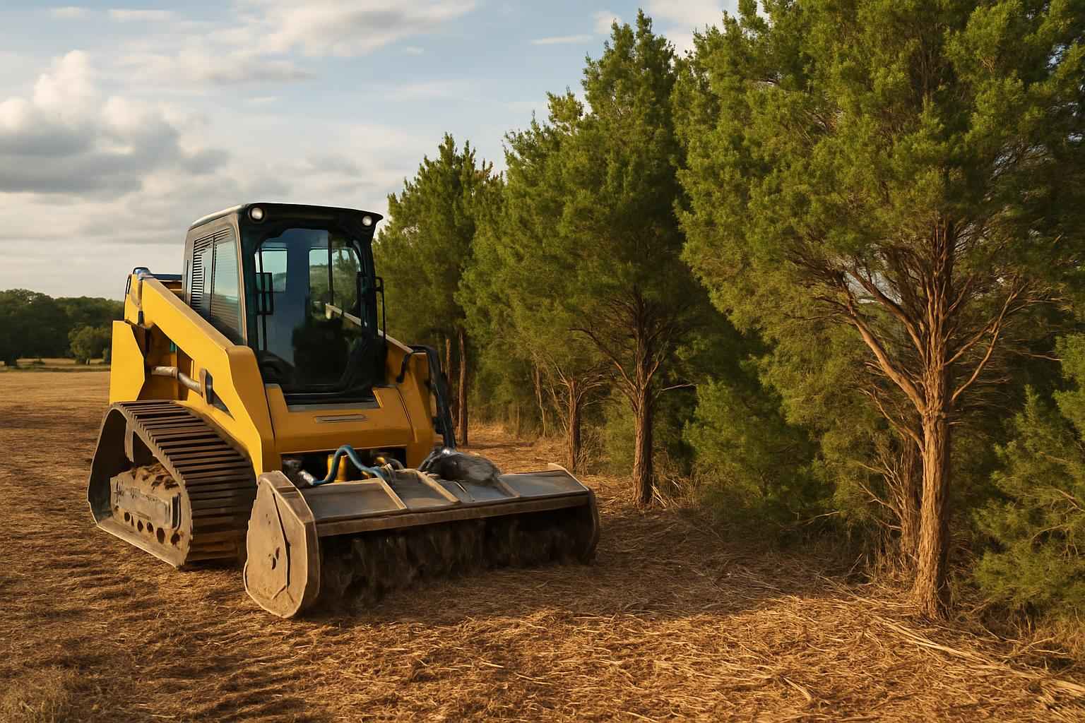 Cedar ROW Clearing in Waring Texas
