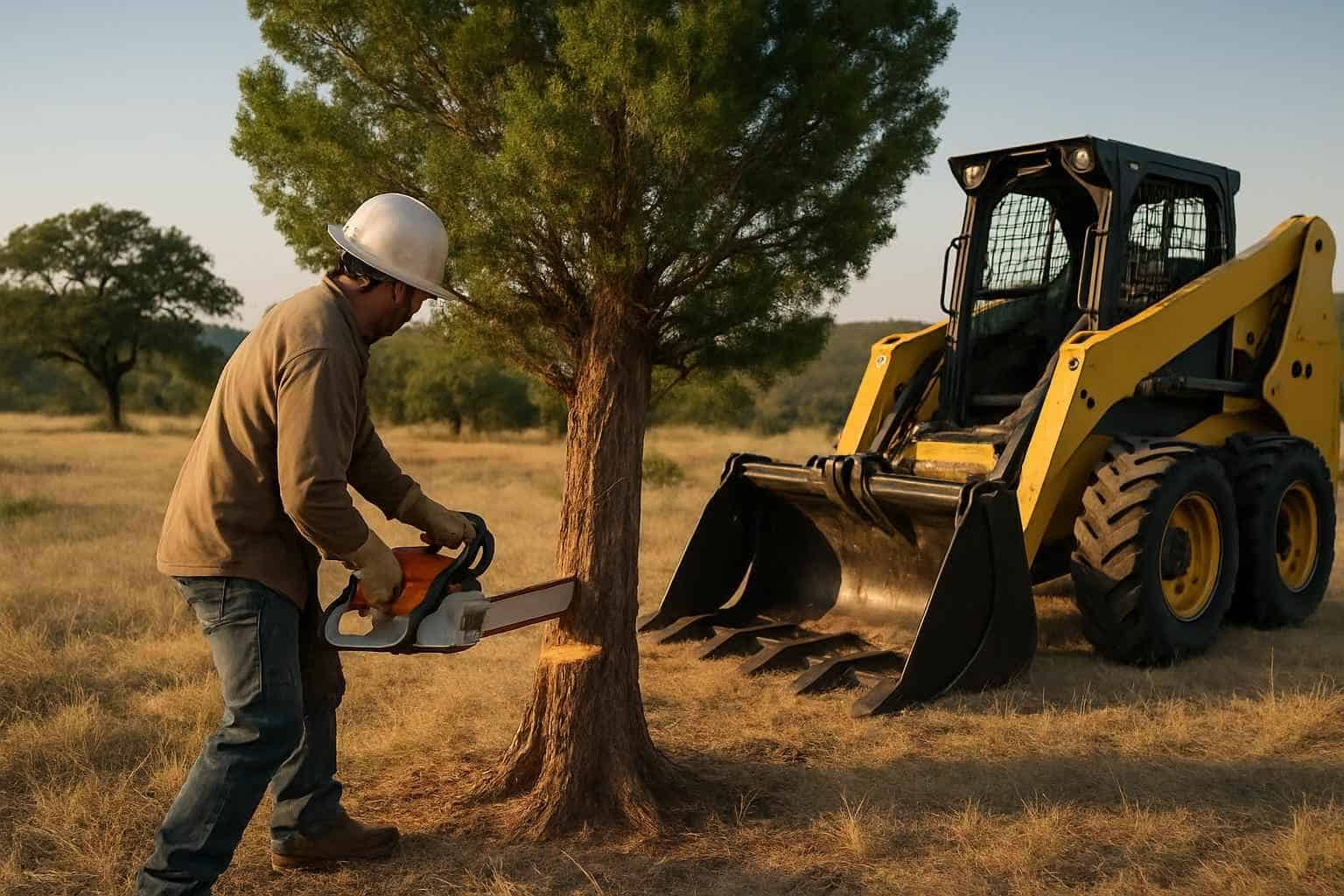 Cedar Tree Removal in Doss Texas