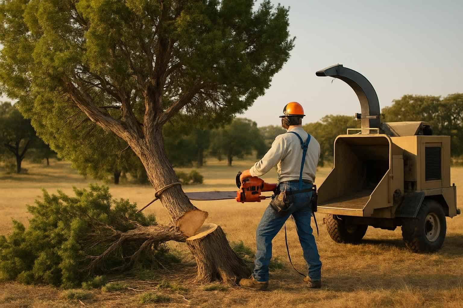 Cedar Tree Removal in Harper Texas