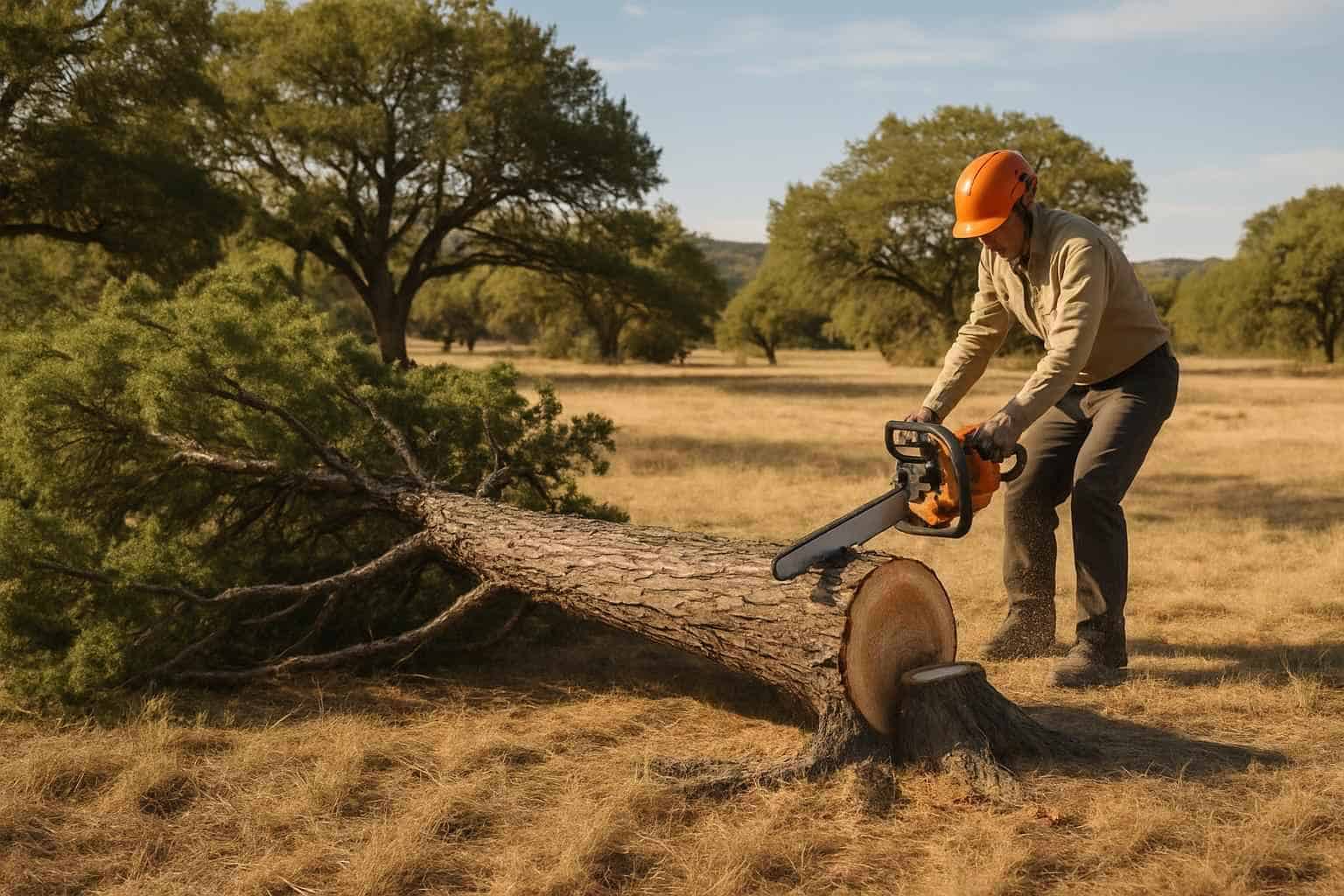 Cedar Tree Removal in Kerrville Texas