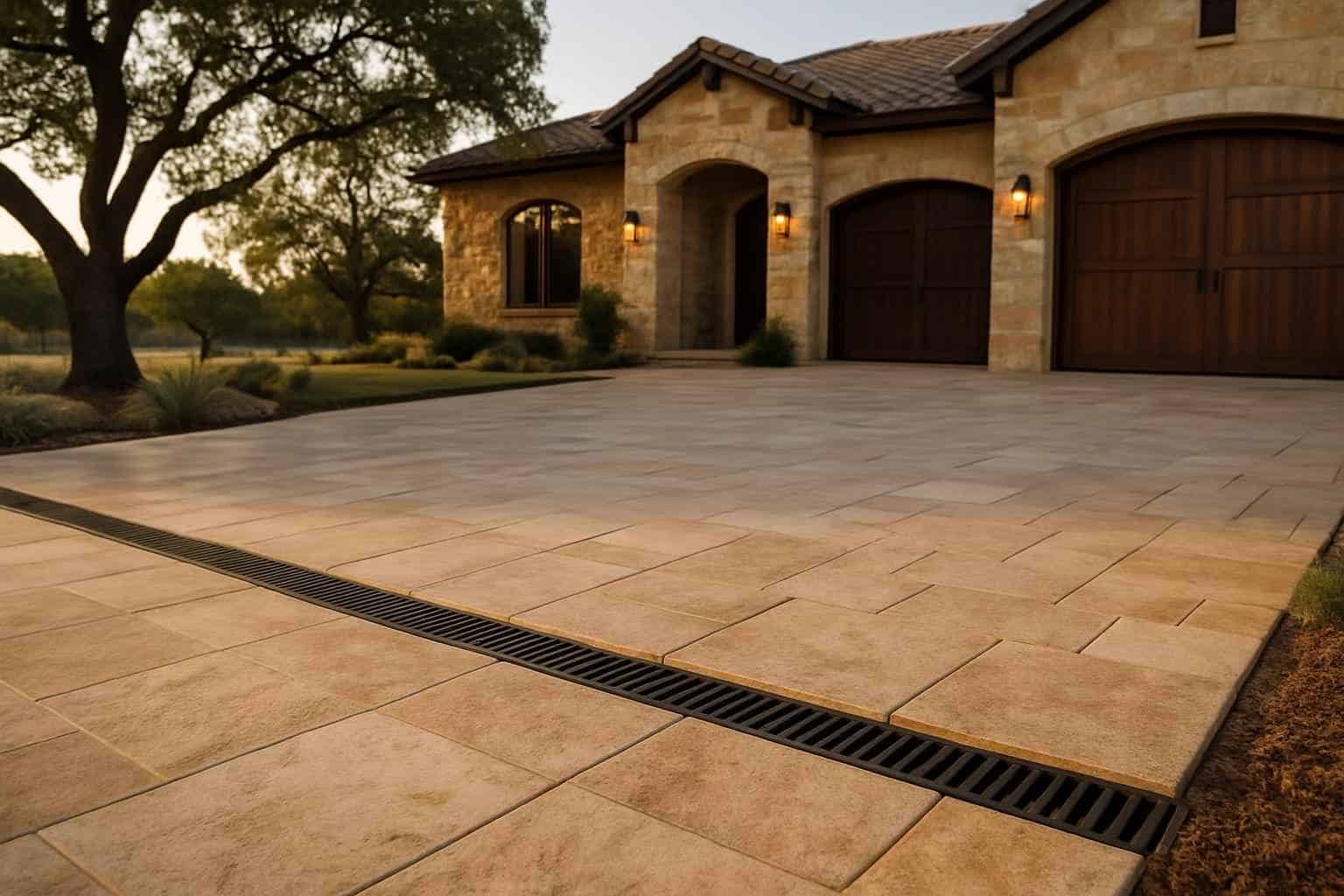 Channel Drains for Driveways in Doss Texas