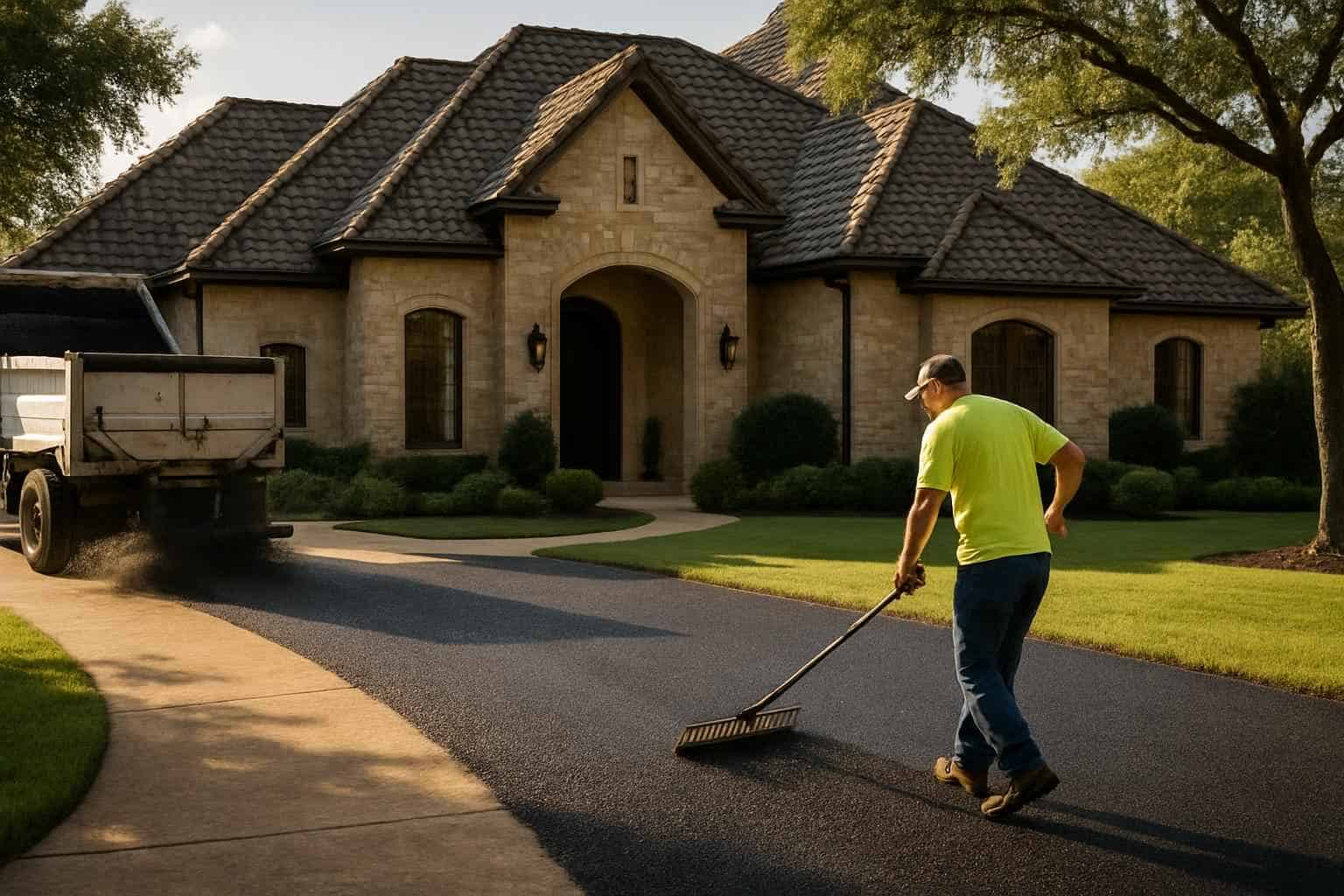 Chip Seal Maintenance in Kerrville Texas