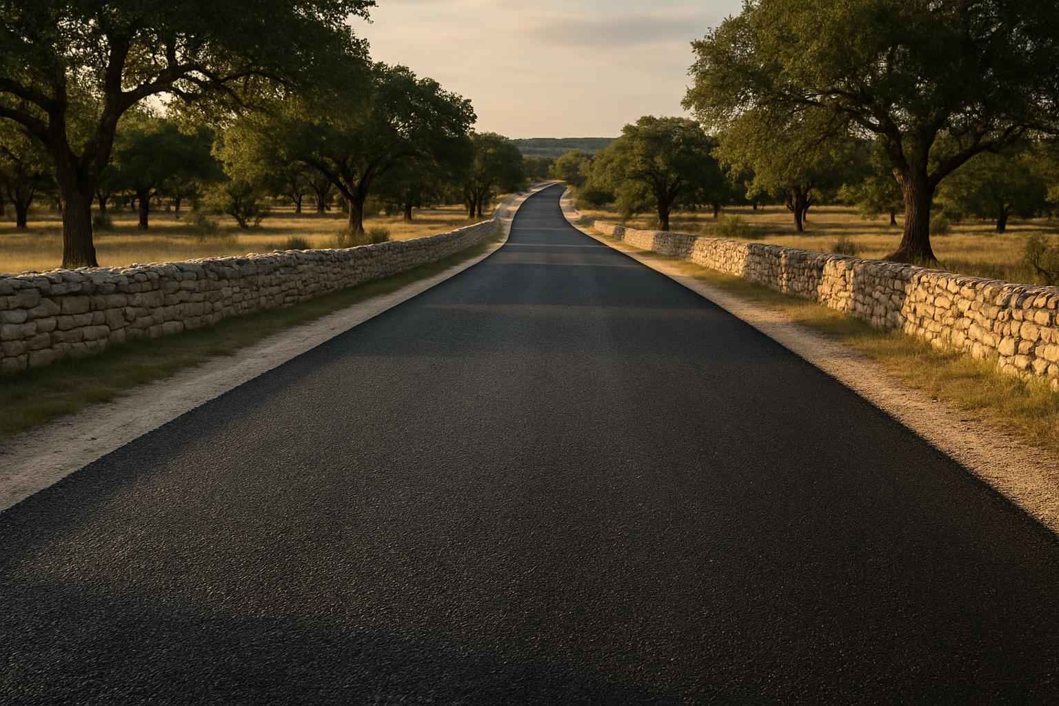 Chip Seal Over Road Base in Harper Texas