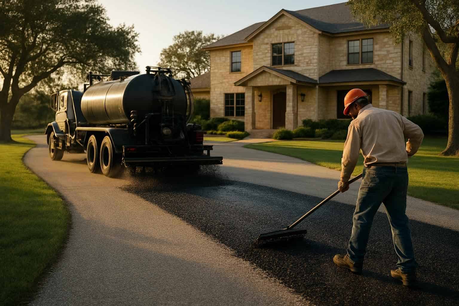 Chip Seal Repair in Comfort Texas