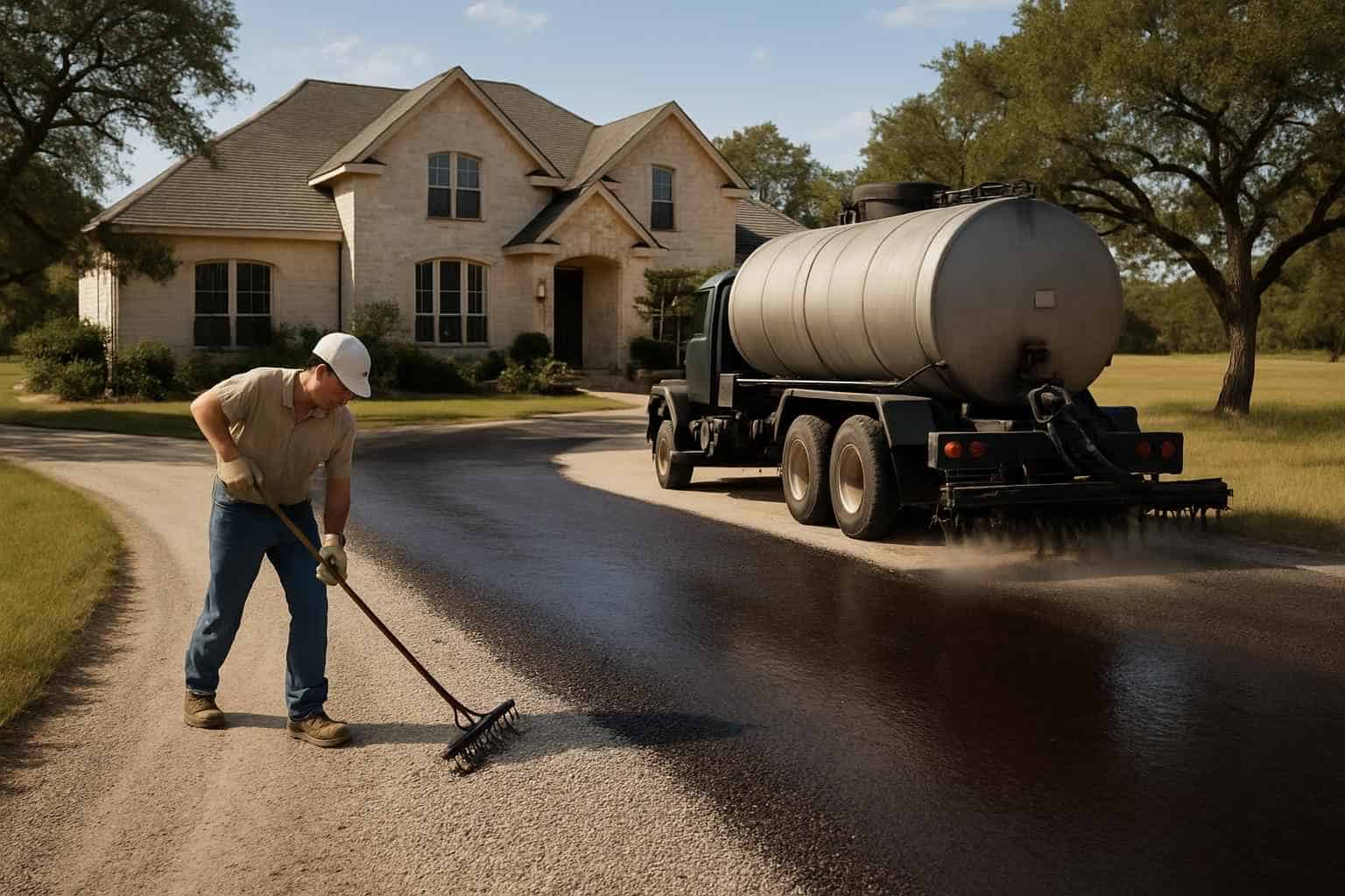 Chip Seal Repair in Doss Texas