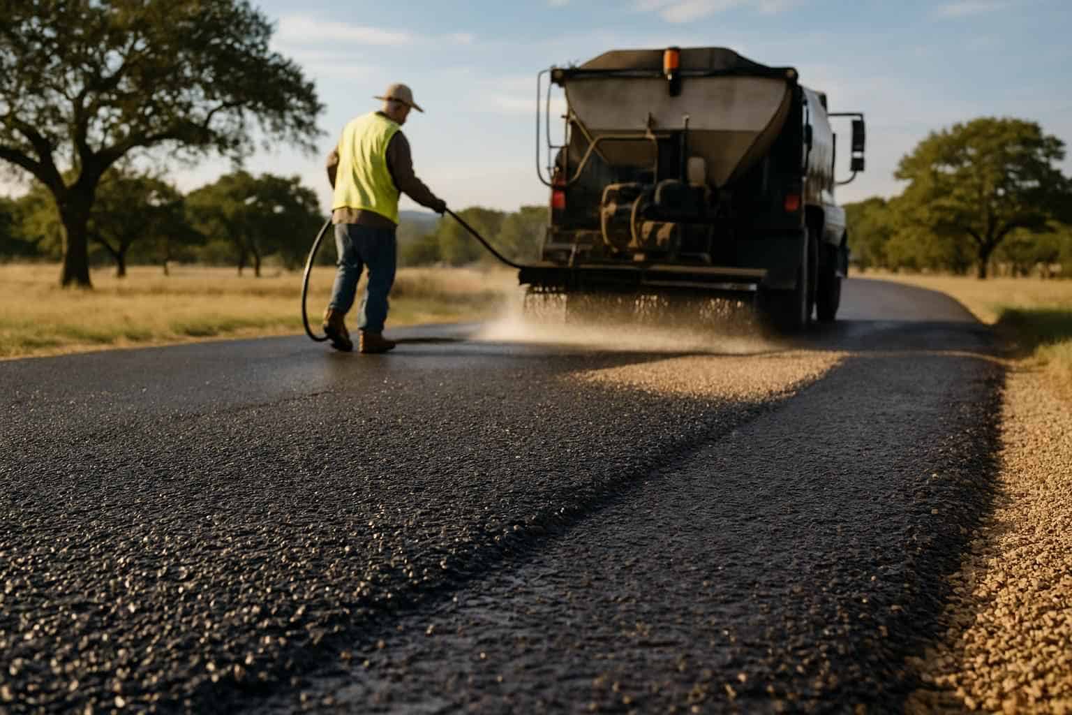 Chip Seal Repair in Harper Texas