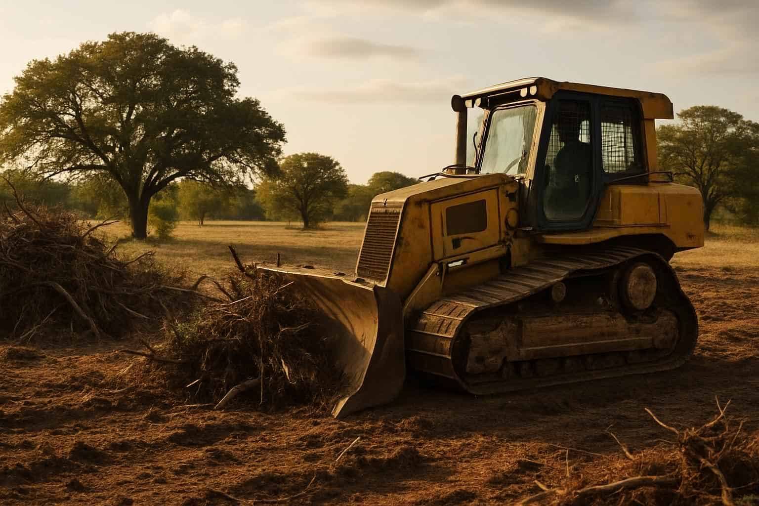 Commercial Land Clearing in Doss Texas