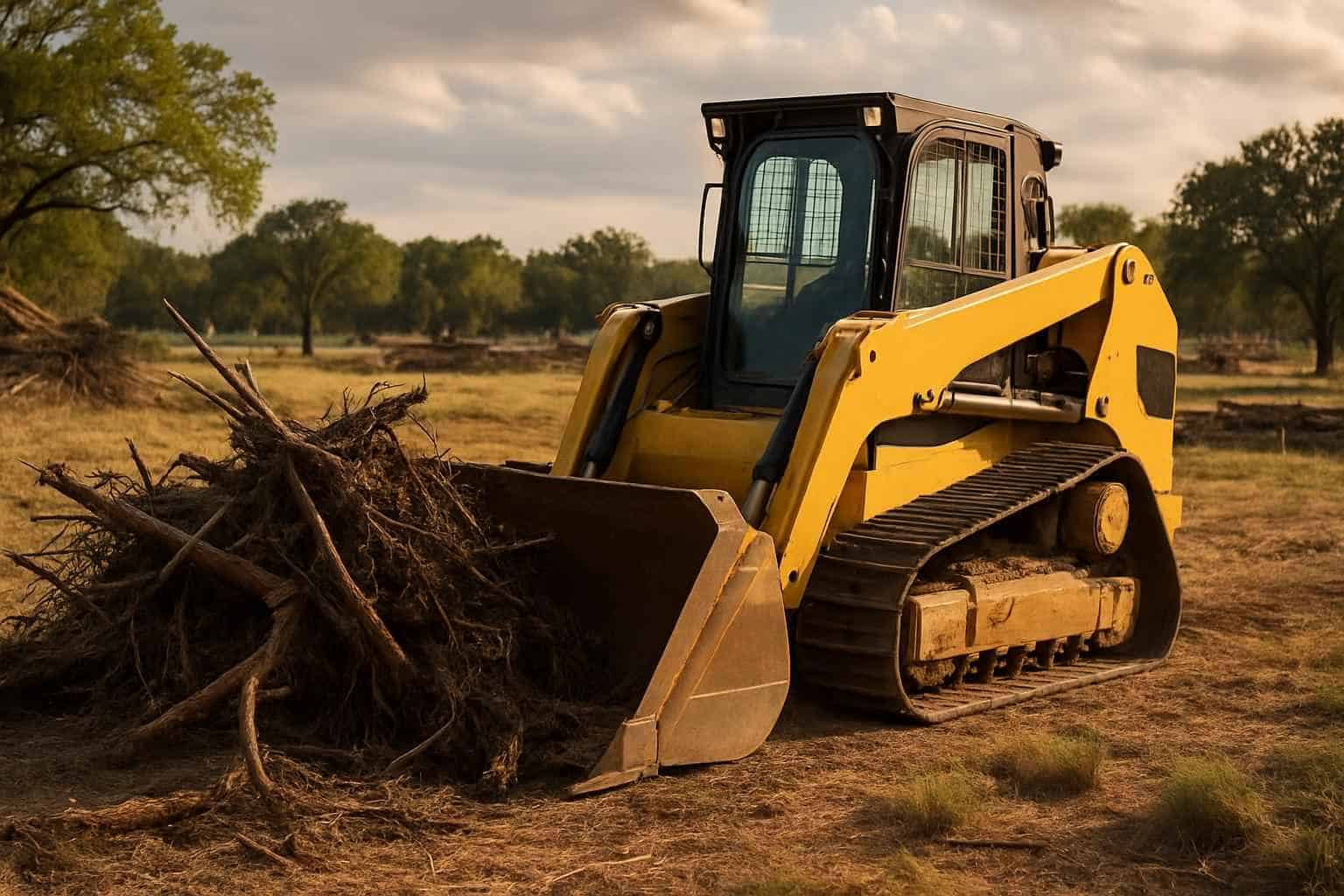 Commercial Land Clearing in Waring Texas