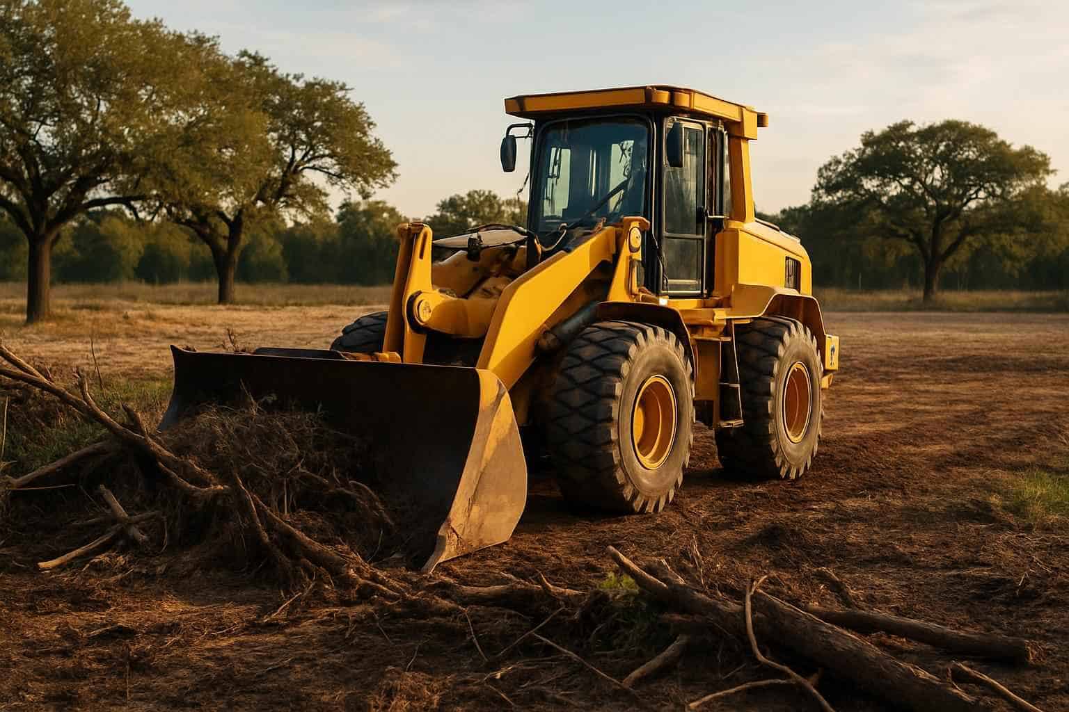 Commercial Lot Clearing in Doss Texas