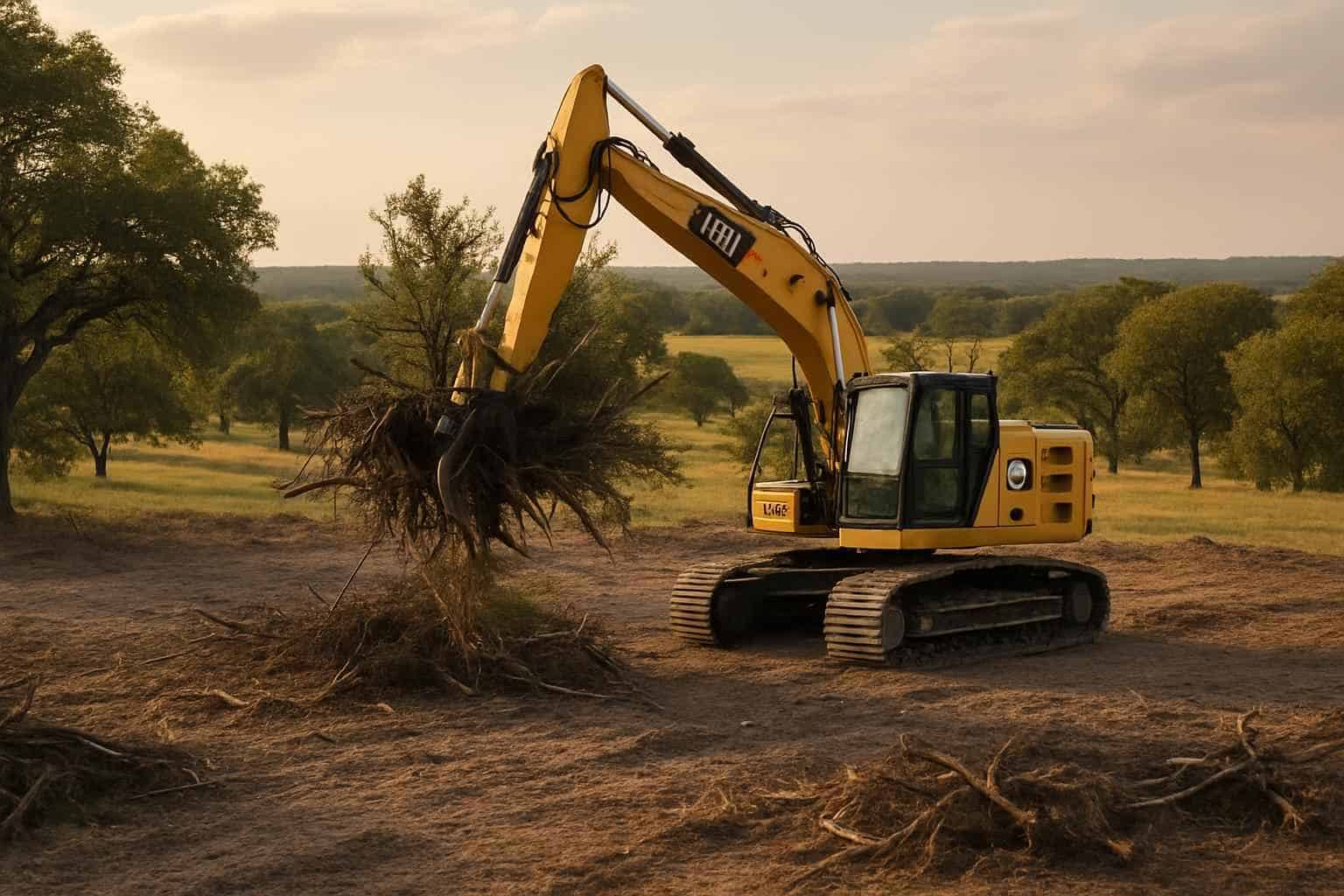 Commercial Lot Clearing in Harper Texas