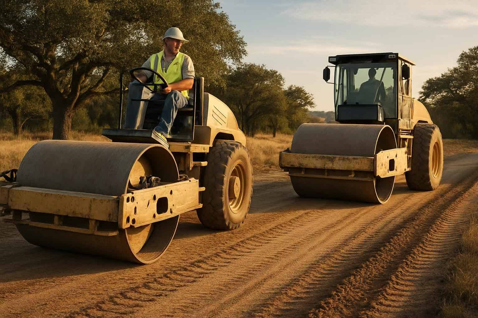 Compaction and Proof Roll in Comfort Texas