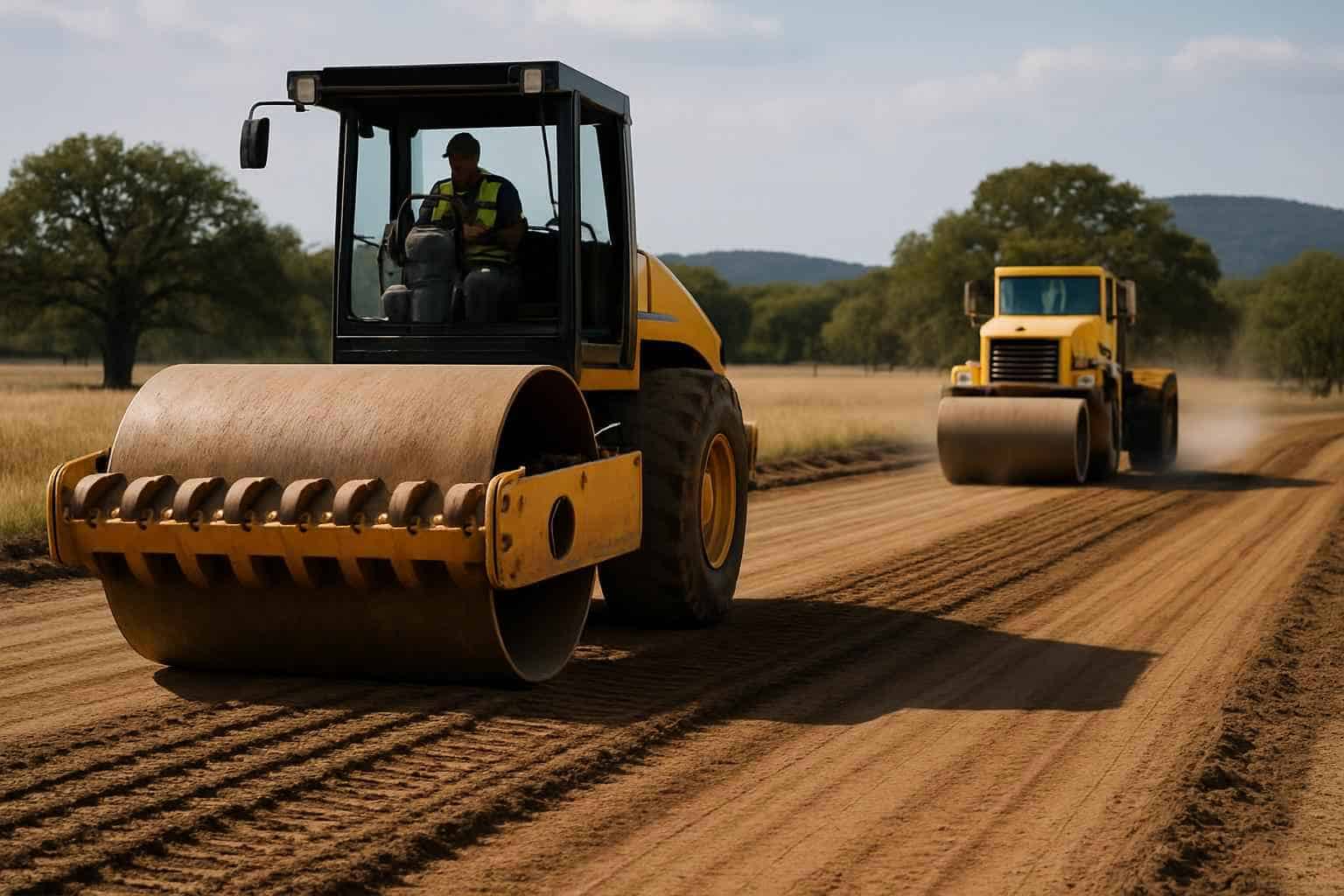 Compaction and Proof Roll in Doss Texas
