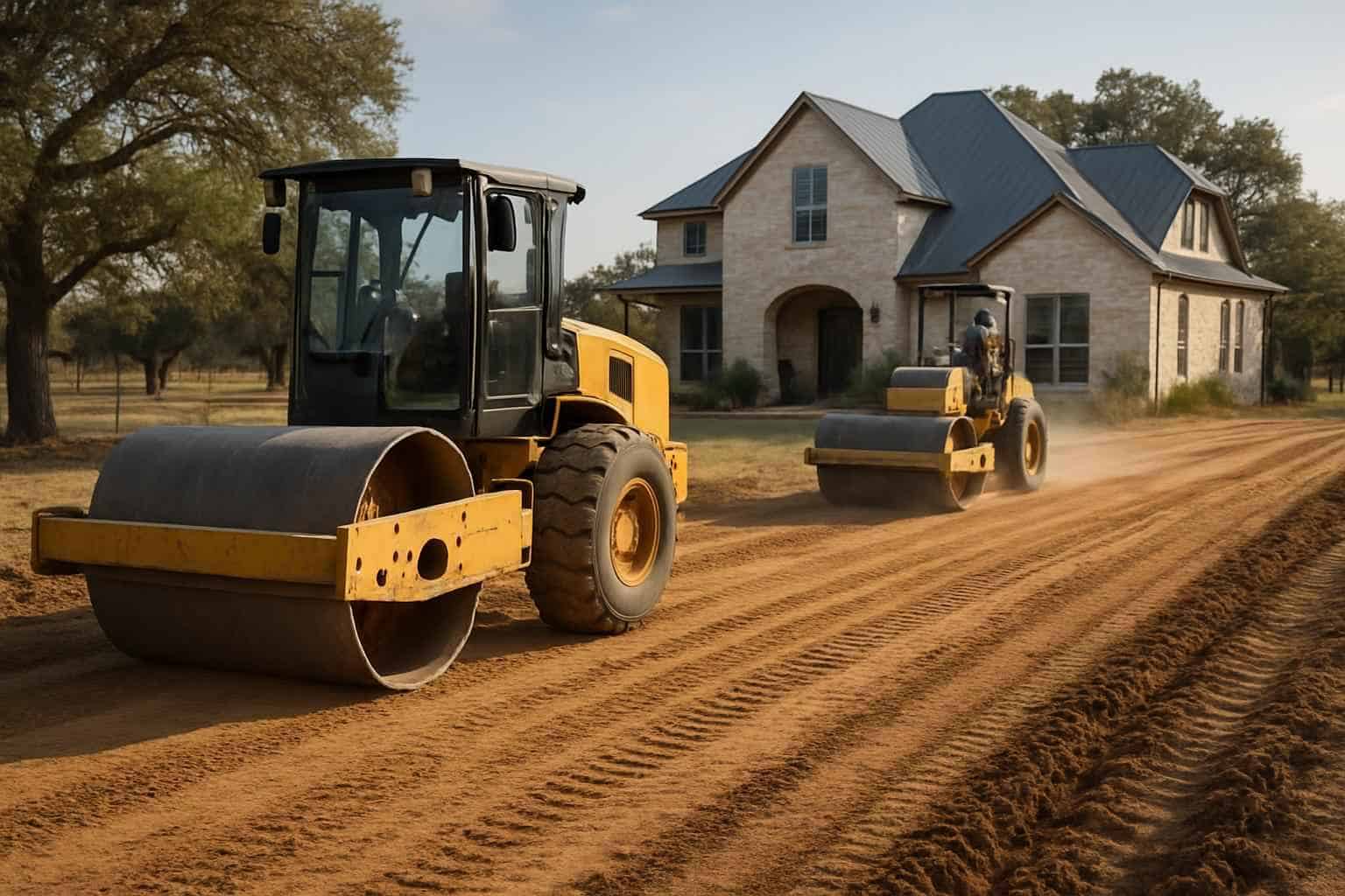 Compaction and Proof Roll in Harper Texas
