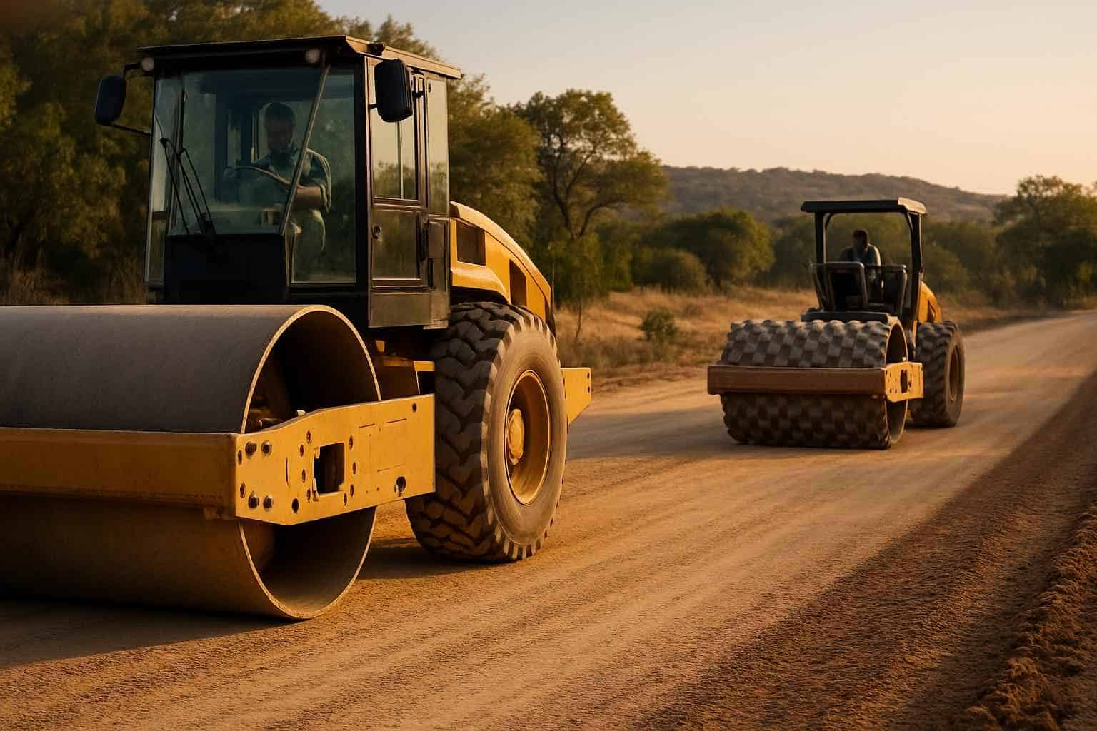 Compaction and Proof Roll in Kerrville Texas