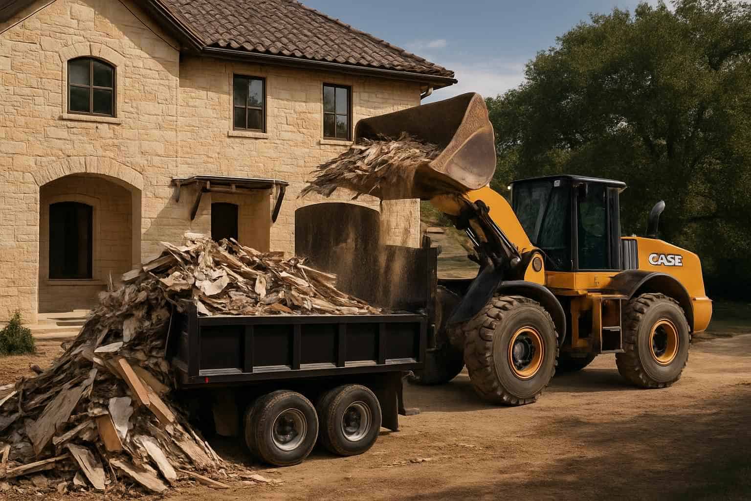 Construction Debris Removal in Comfort Texas