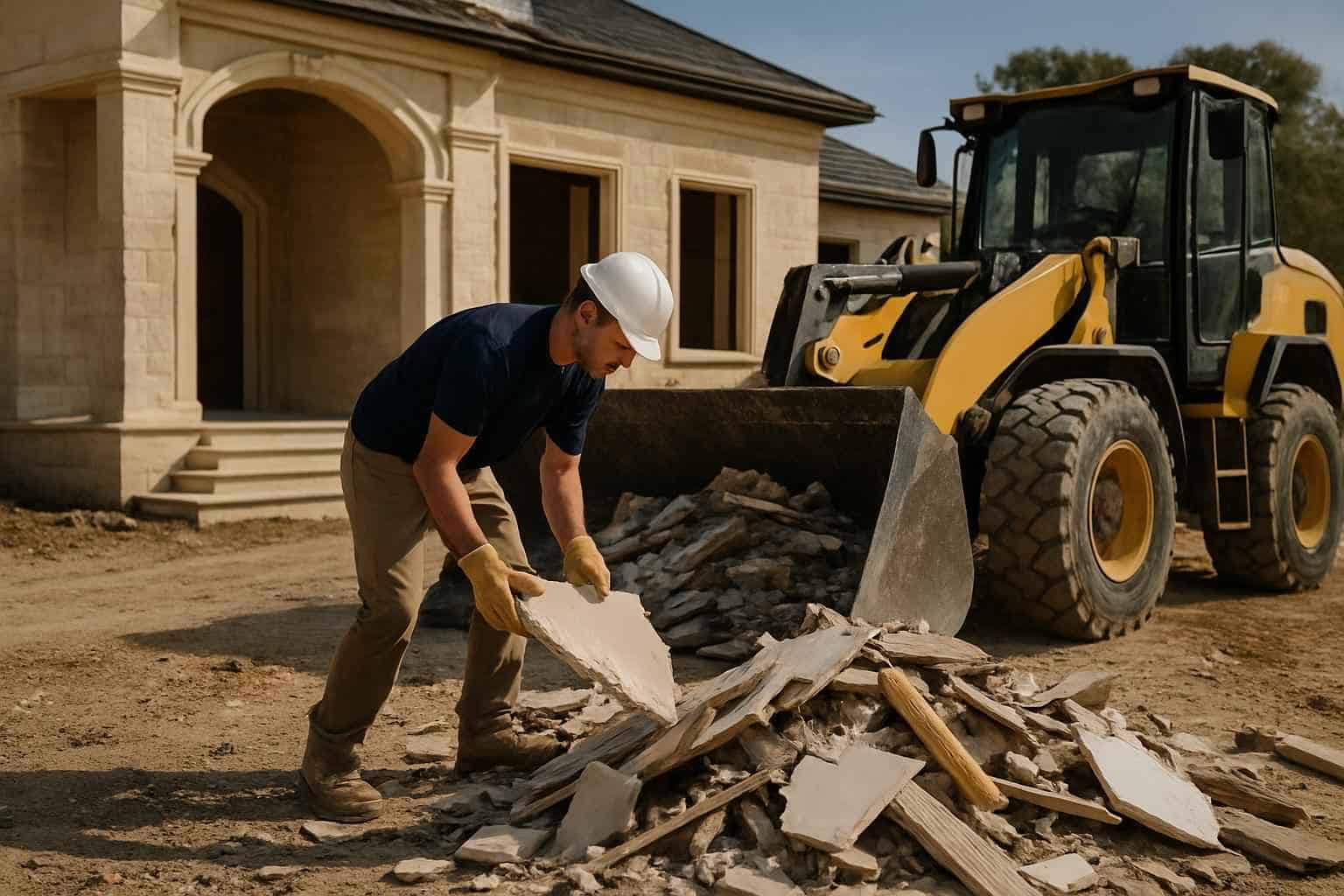 Construction Debris Removal in Harper Texas