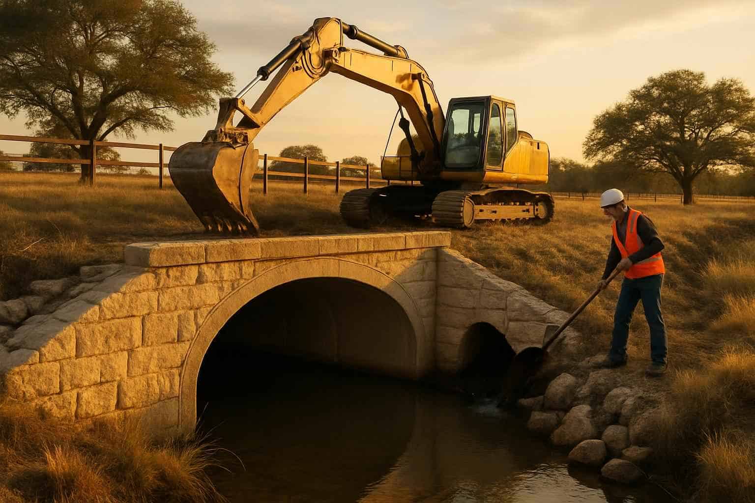 Culvert Maintenance in Harper Texas